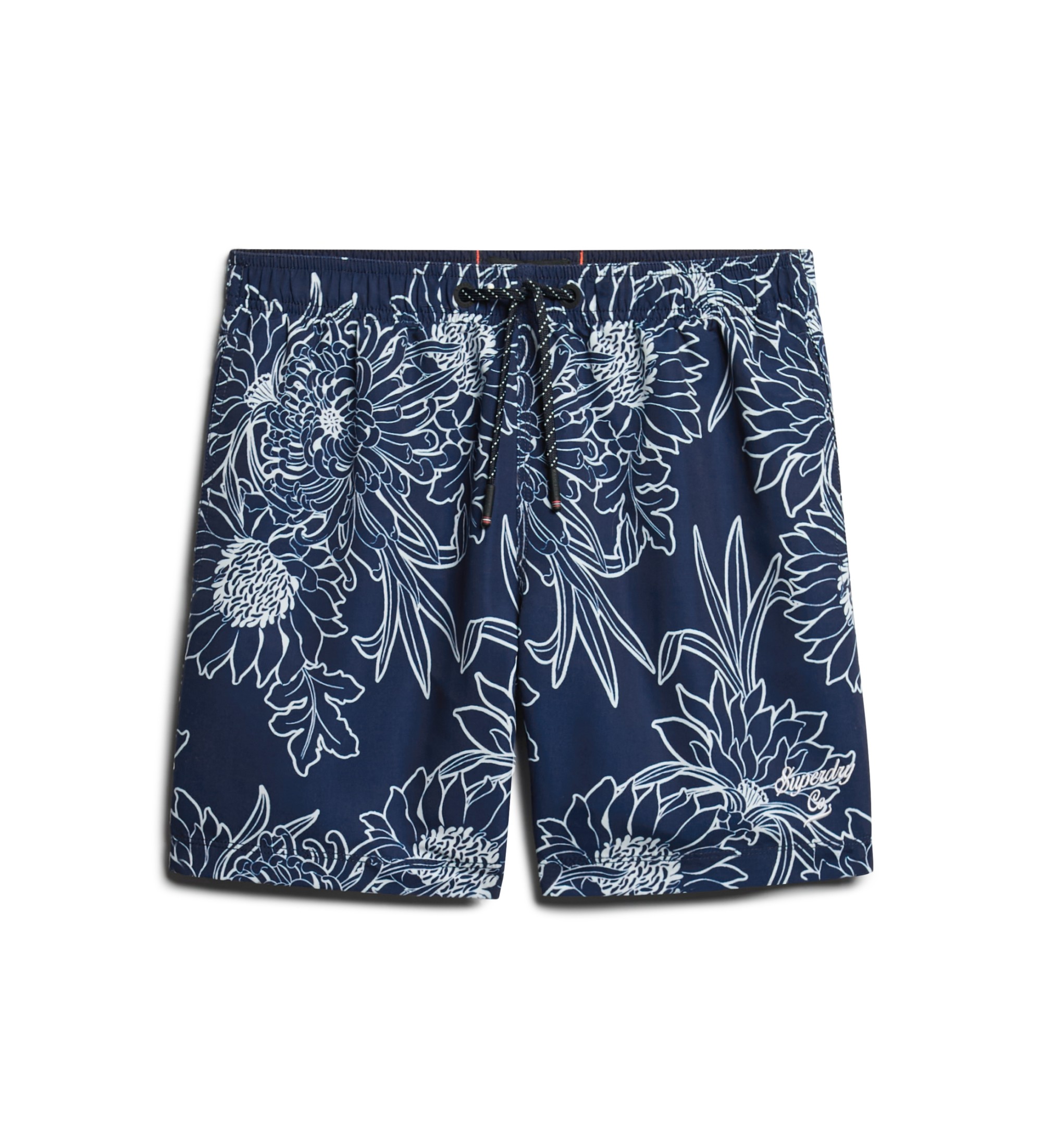 Superdry für Herren. M3010231A Bedruckter Badeanzug aus recyceltem Meeresmaterial (L), Strandbekleidung, Recyceltes Polyester, Nachhaltig, M
