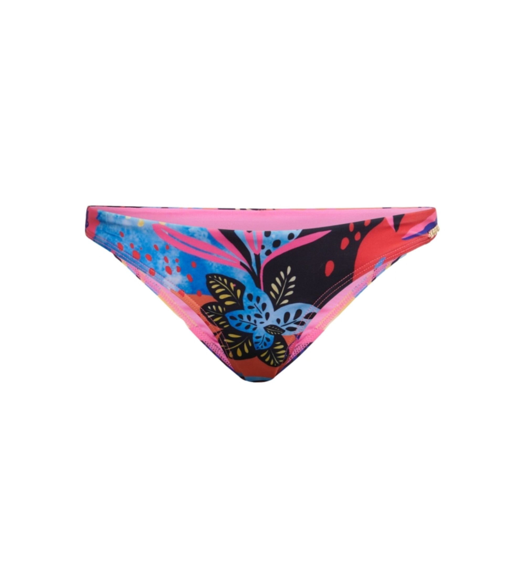 Superdry für Damen. W3010405A Mehrfarbige tropische gewagte Bikini-Hose (M), Strandbekleidung, Recyceltes Polyester, Nachhaltig