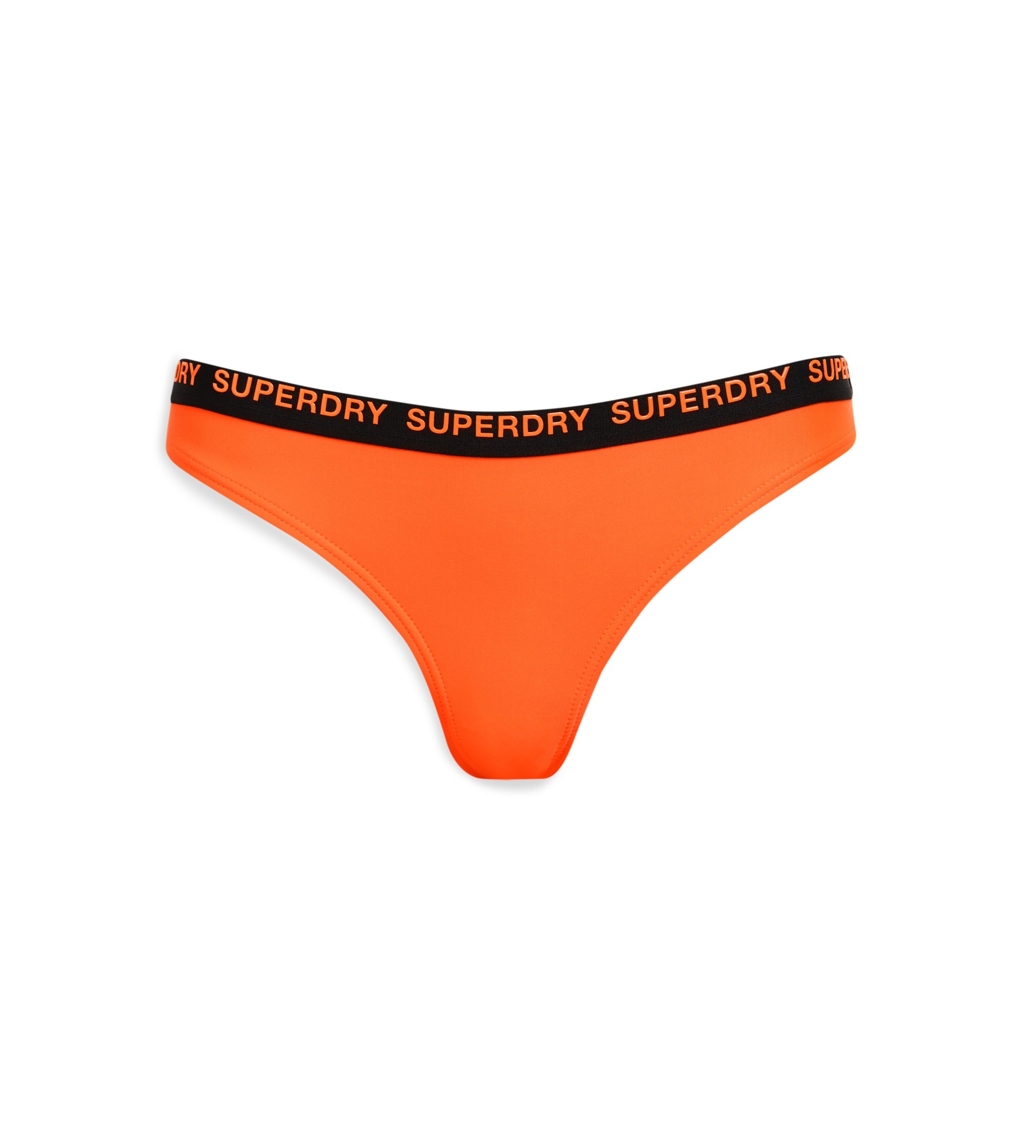 Superdryvoor vrouwen. W3010390A Stretchy bikinibroekje in gedurfd oranje model (XL), Strandkleding, Gerecycled polyester, Duurzaam