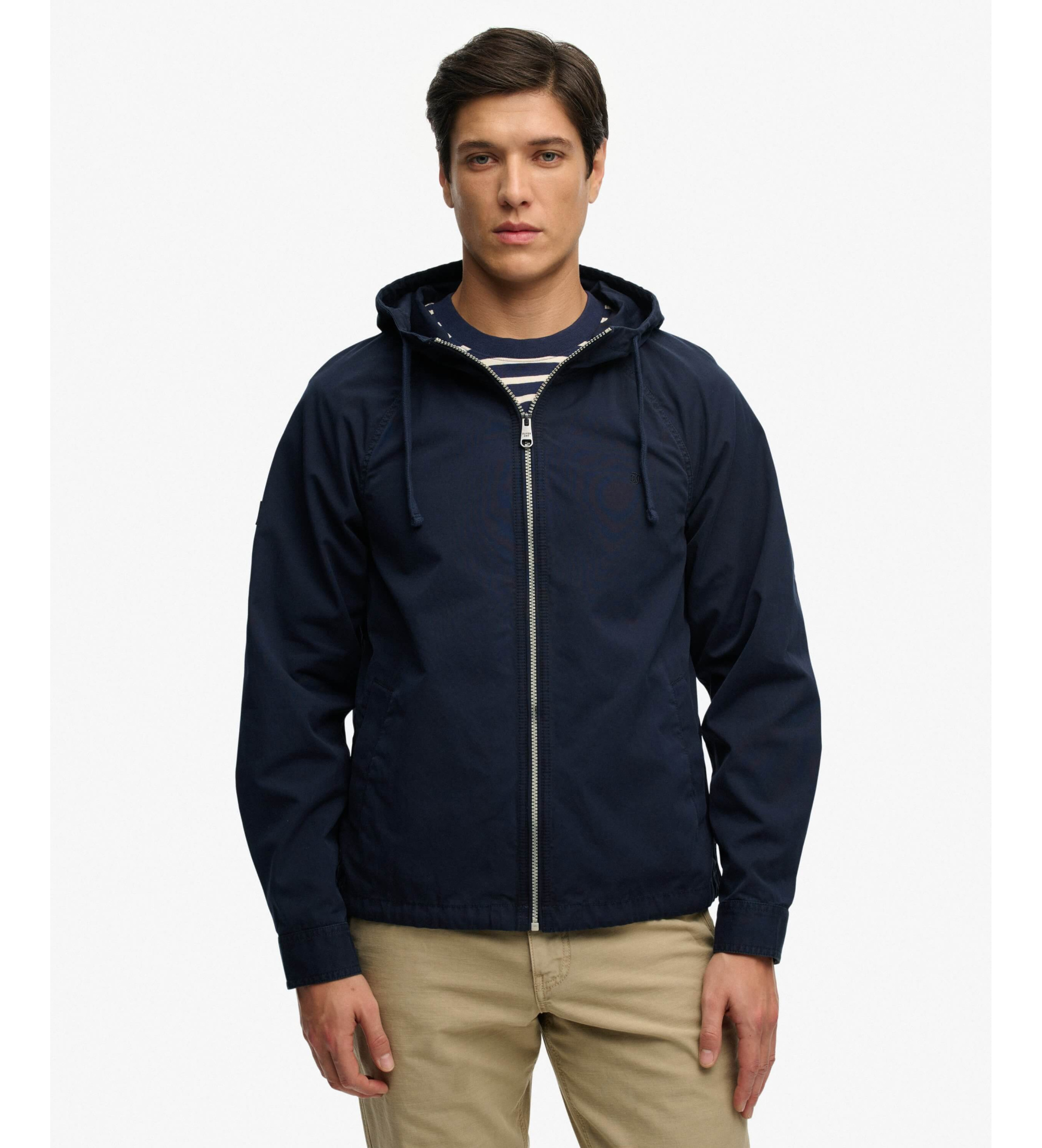Superdry für Herren. M5012348A Twilljacke navy (M), Lässig, Baumwolle, Marine