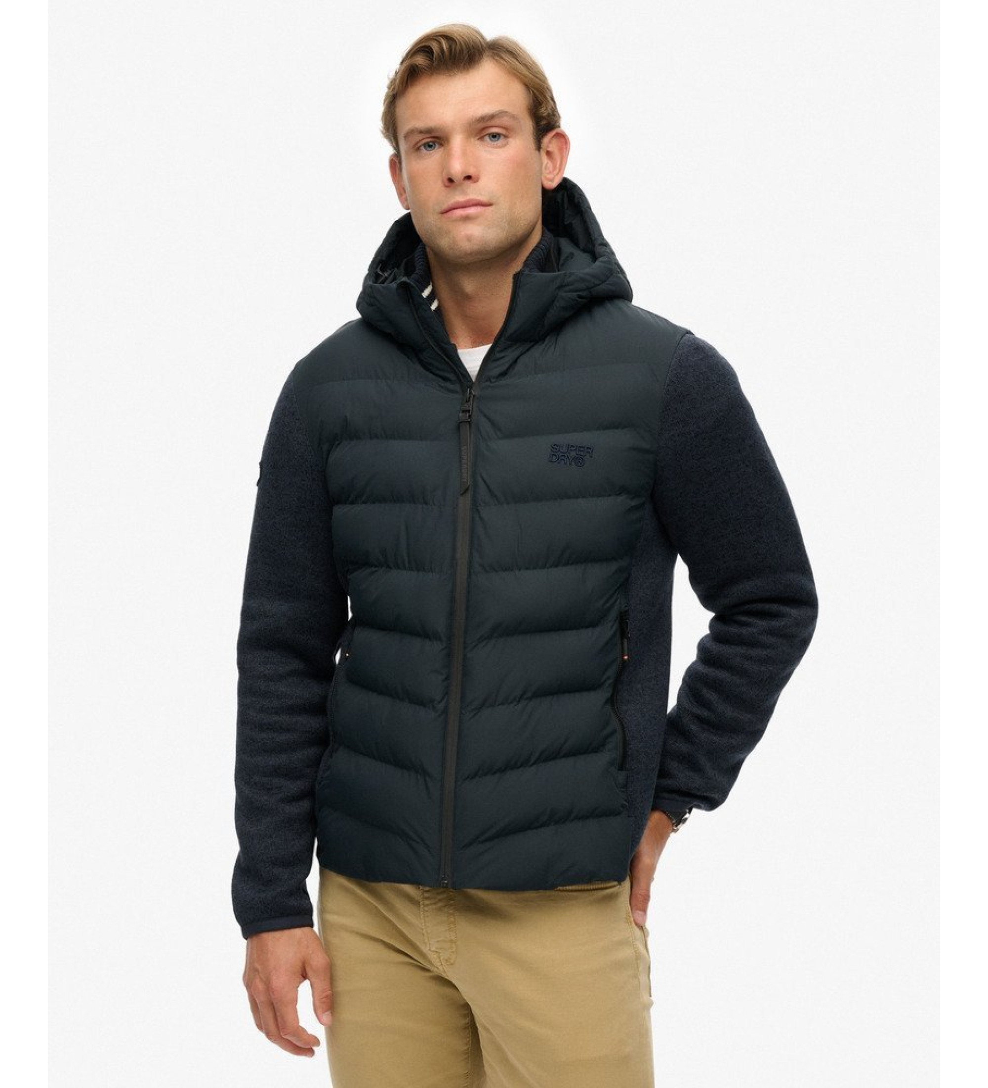 Superdry für Herren. M5012293A Sturmjacke navy (S), Lässig, Recyceltes Polyester, Nachhaltig, Marine