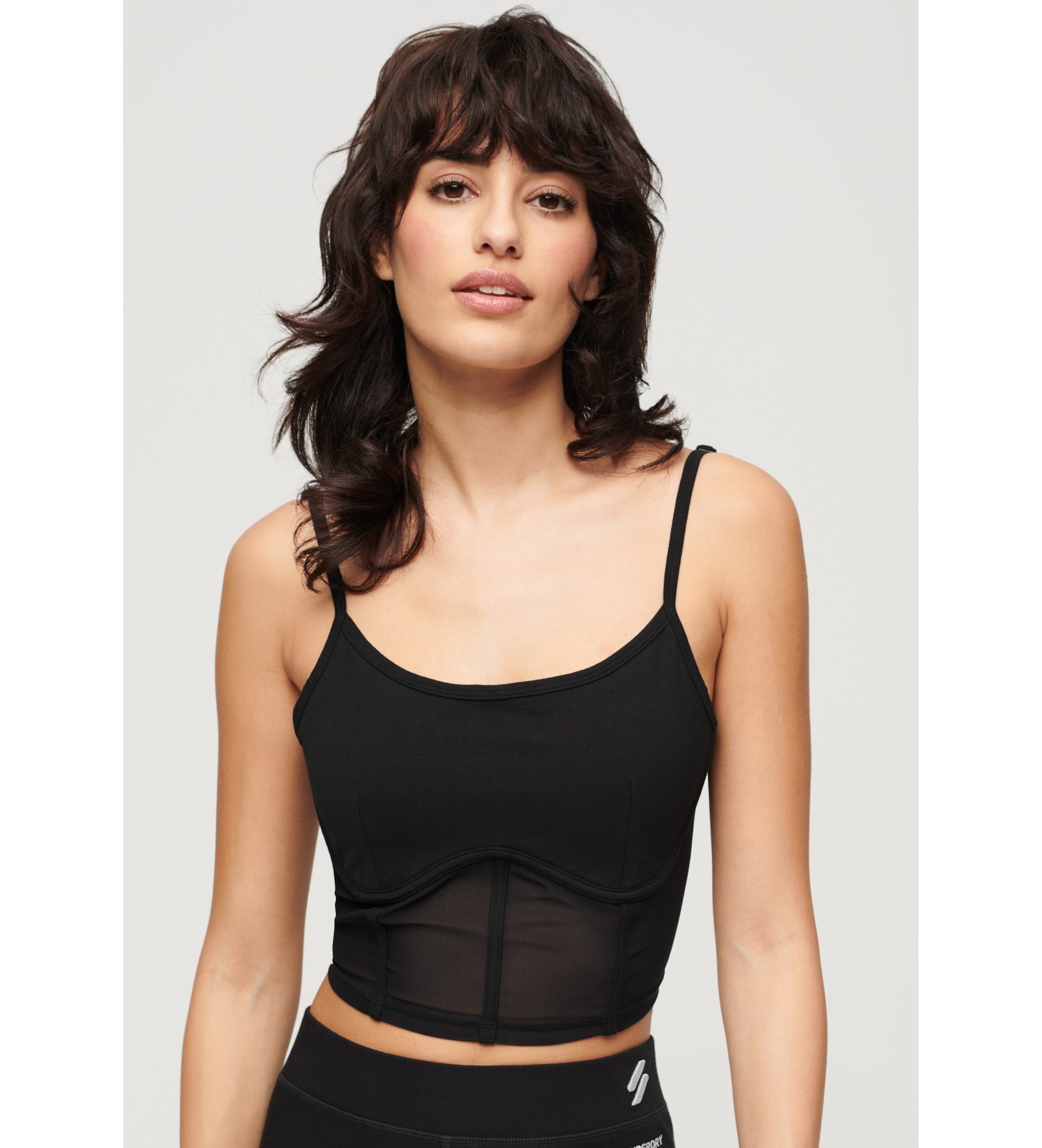 Superdry für Damen. W6011833A Korsett Sport Tech schwarz (XS), Heimtextilien, Sportlich, Baumwolle, Multisport