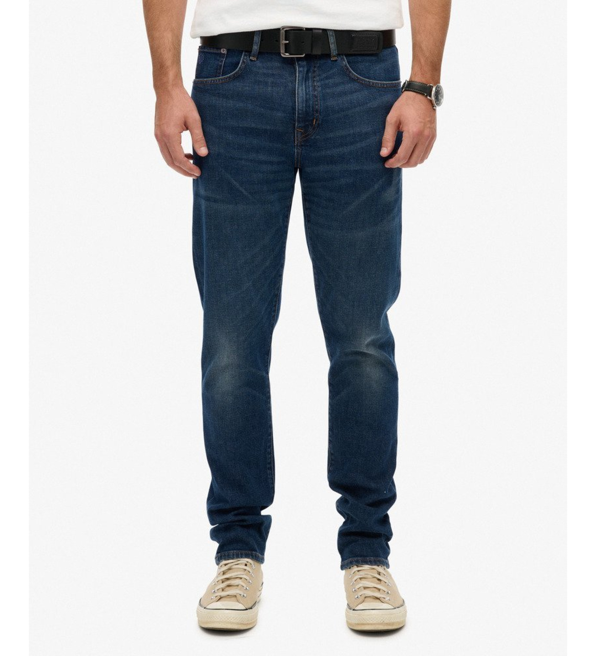 Superdry für Herren. M7010887A Vintage Slim Straight Jeans blau (30/32), Lässig, Baumwolle, Denim