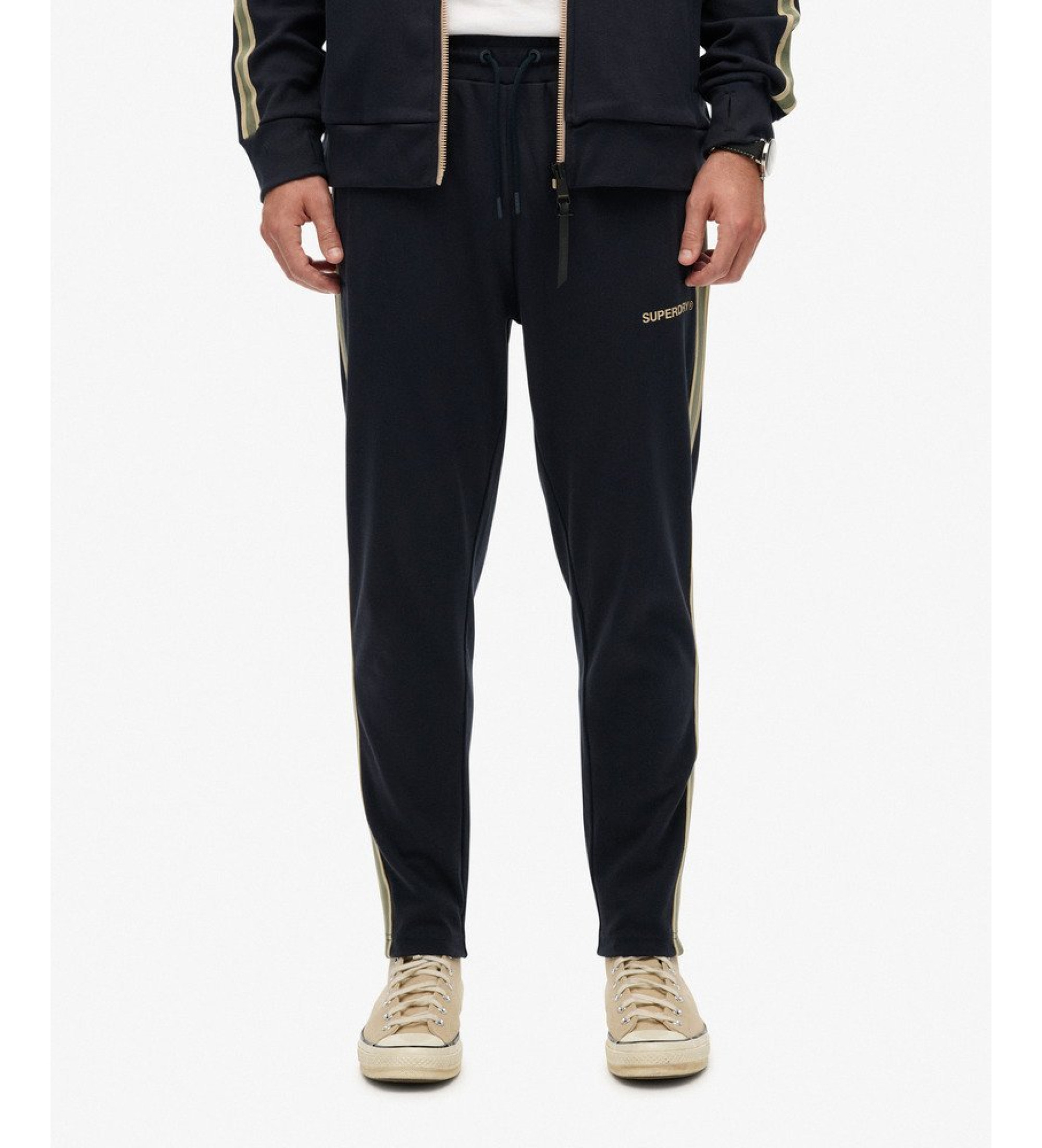 Superdry für Herren. M7011415A Jogger Tech Cult Jogger-Hose navy (XL), Lässig, Baumwolle, Marine