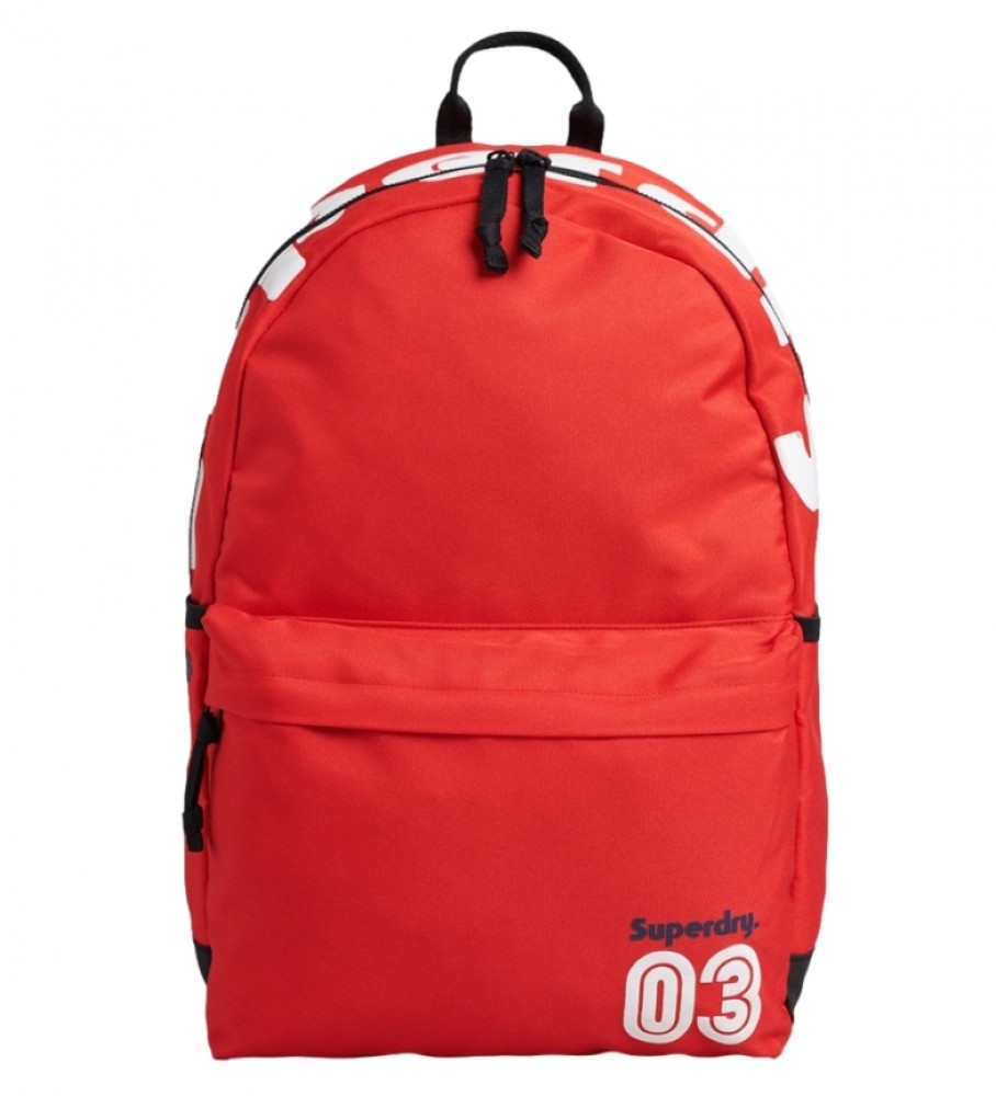Superdry für Damen. W9110340A Vintage Terrain Montana Rucksack rot (OSFA), Lässig, Polyester