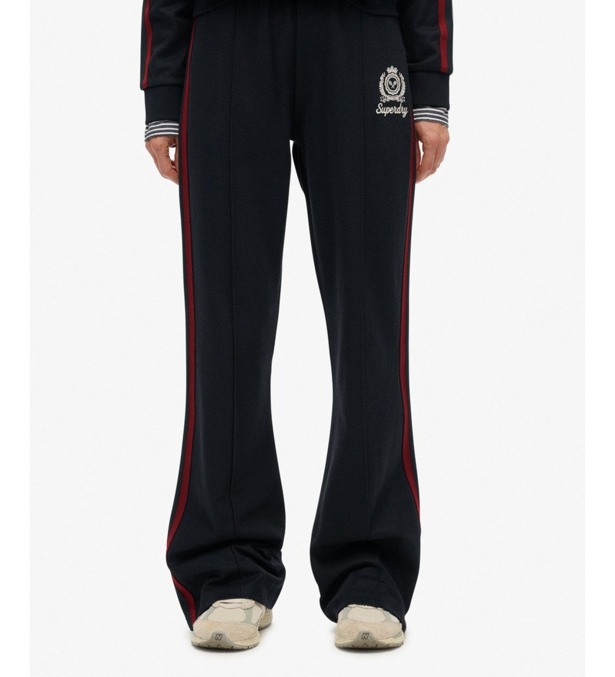 Superdry für Damen. W7011220A Country Club Track Pants navy (XL), Lässig, Baumwolle, Marine