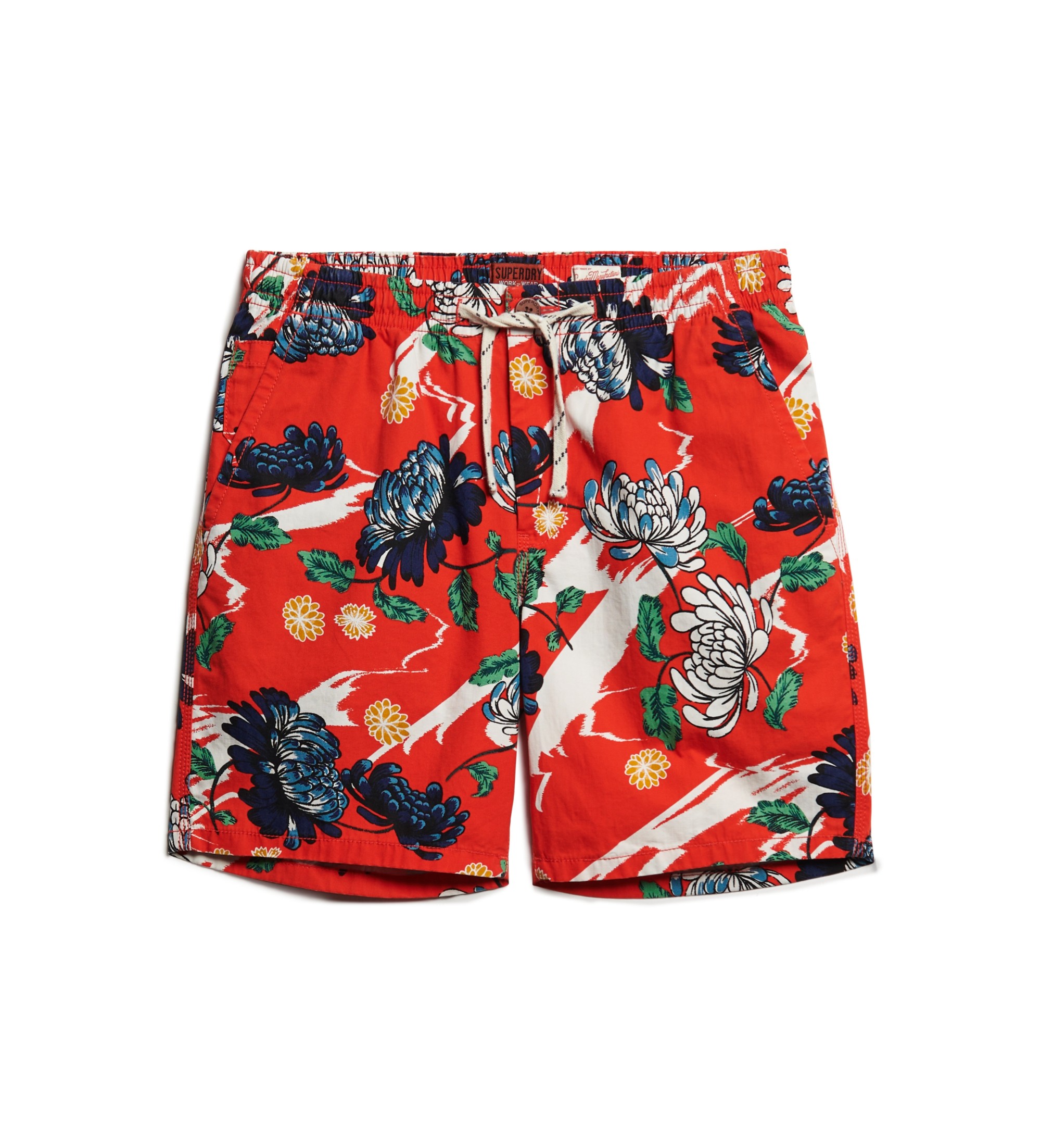 Superdry für Herren. M7110432A Bermudashorts rot (S), Lässig, Baumwolle