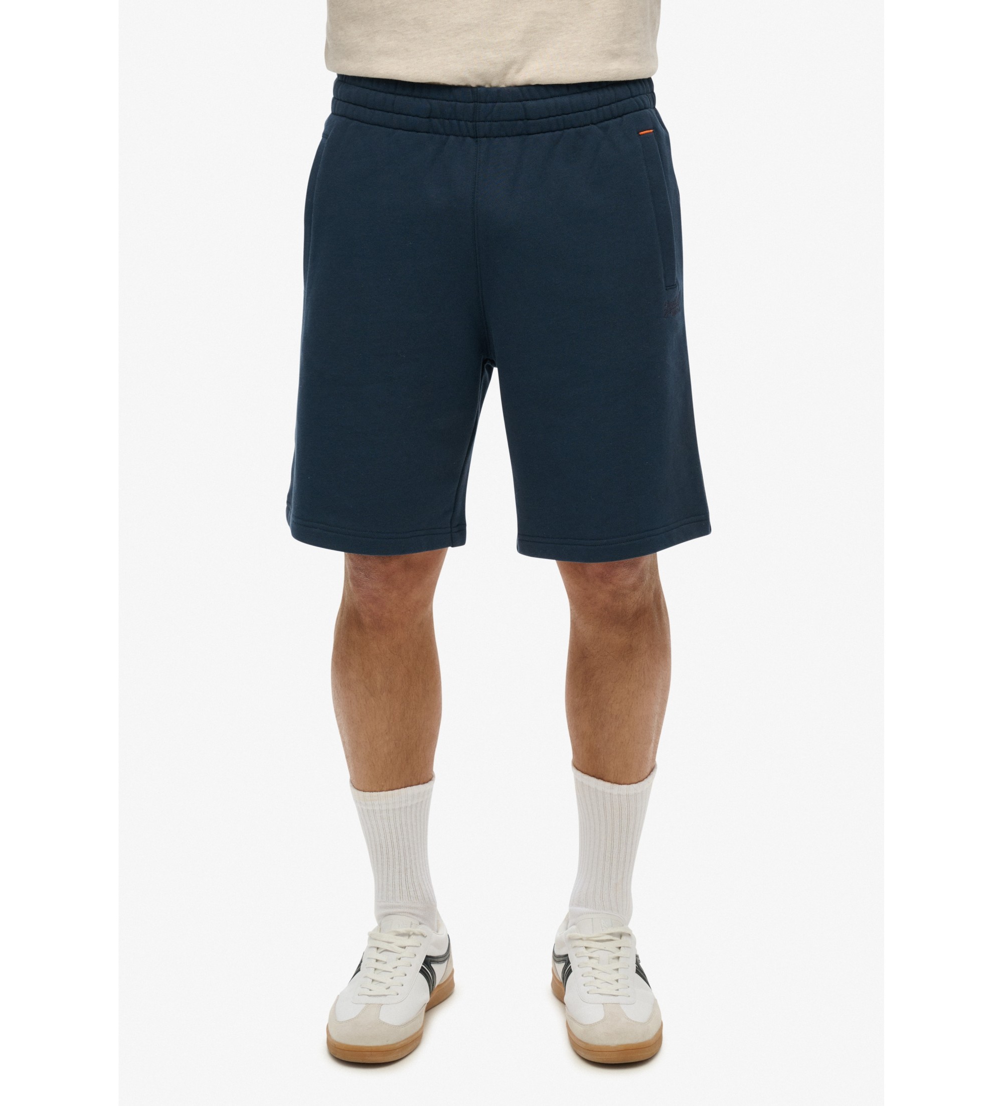 Superdry für Herren. M7110427A Essential Logo Knitted Shorts Navy (S), Lässig, Baumwolle, Marine