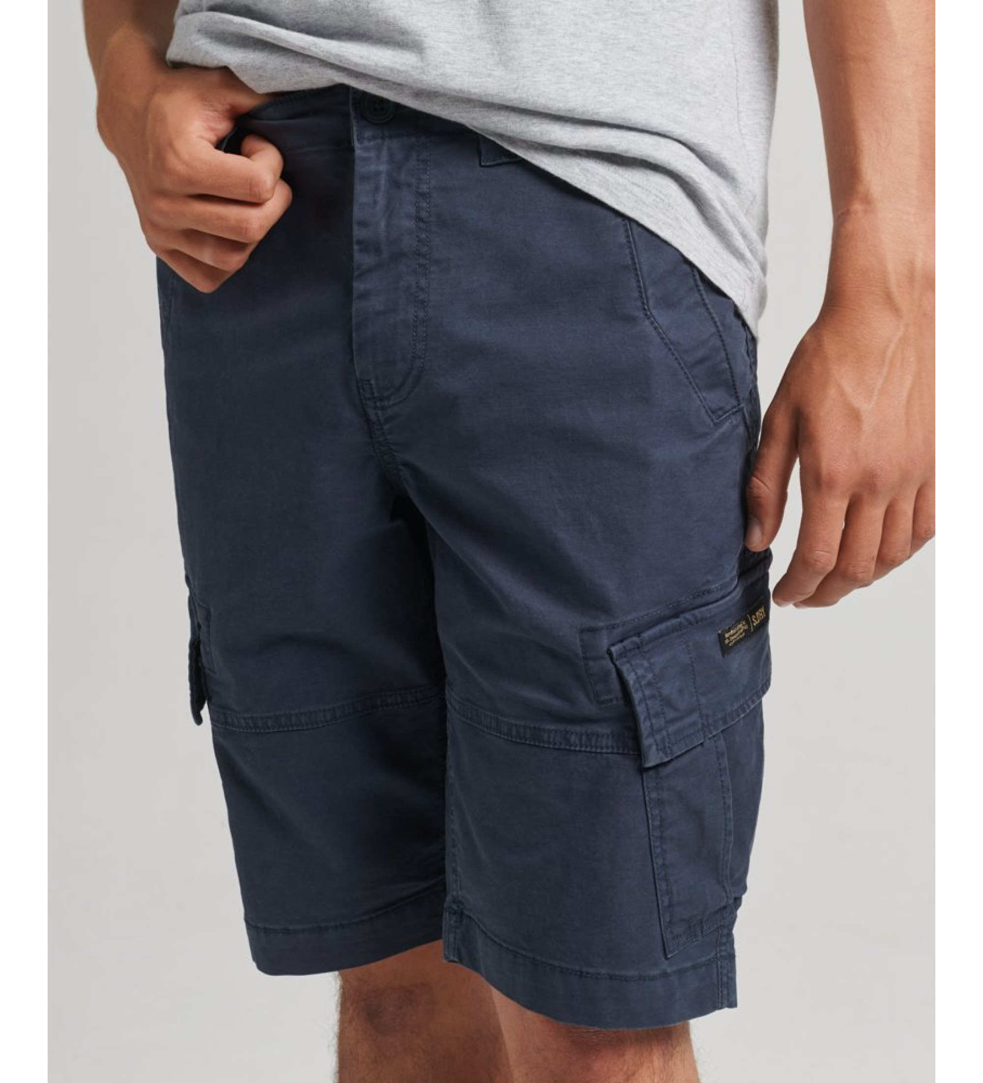 Superdry für Herren. M7110300A Cargo-Shorts Core navy (30), Lässig, Baumwolle, Marine