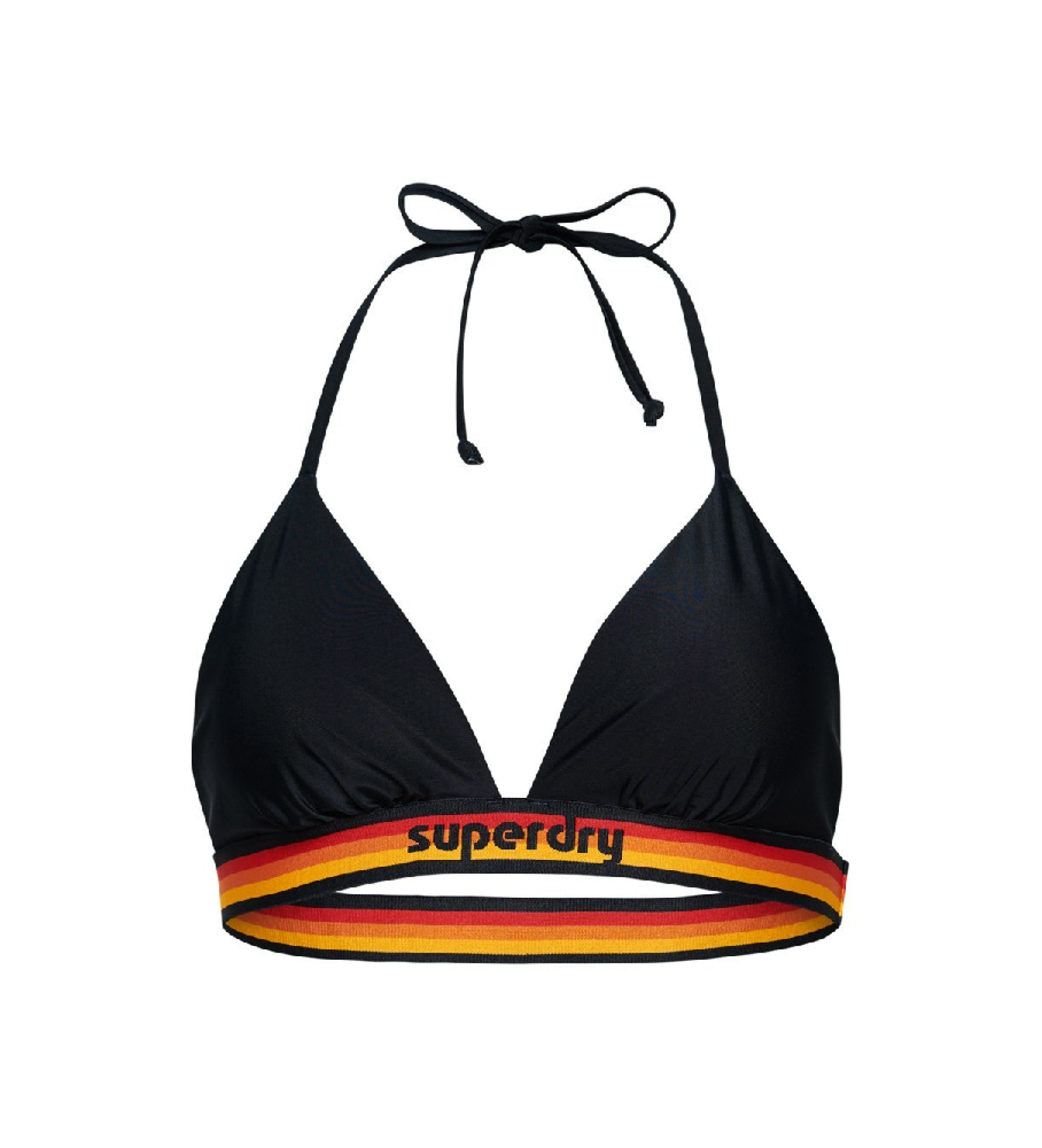 Superdry für Damen. W3010359A Triangel-Bikinioberteil mit marinefarbenem Vintage-Logo (XL), Strandbekleidung, Recyceltes Polyester, Nachhalt