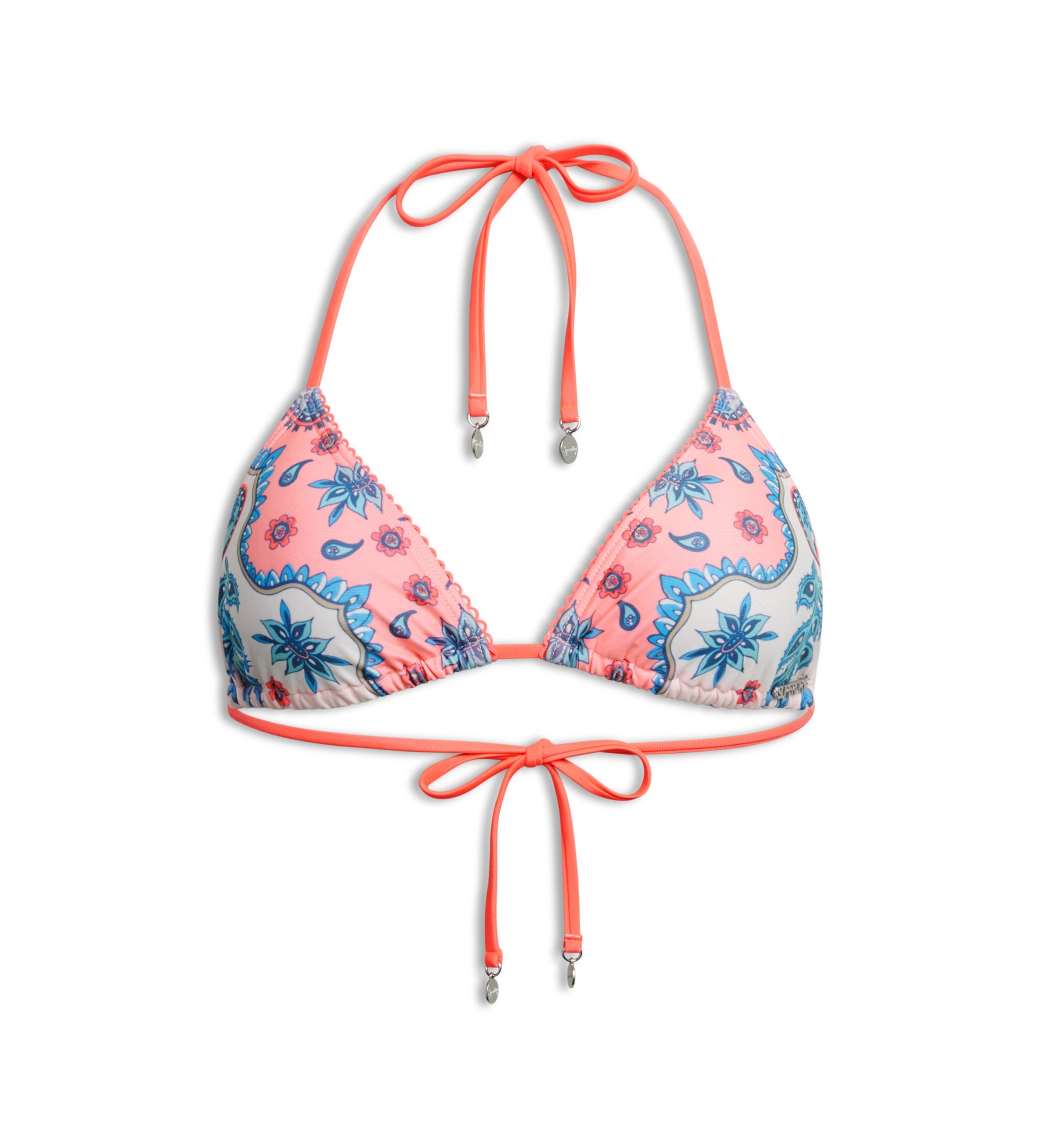 Superdry für Damen. W3010397A Triangel-Träger-Bikinioberteil rosa (M), Strandbekleidung, Recyceltes Polyester, Nachhaltig