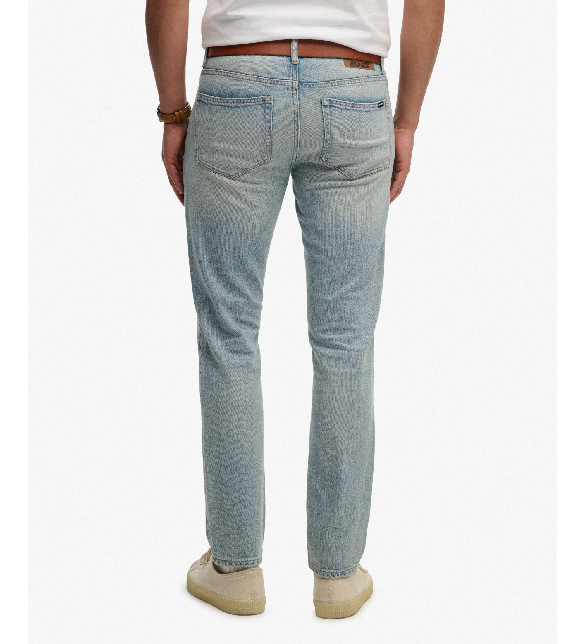 Superdryvoor mannen. M7010888A Vintage Slim Jeans blauw (32/32), Casual, Katoen, Denim