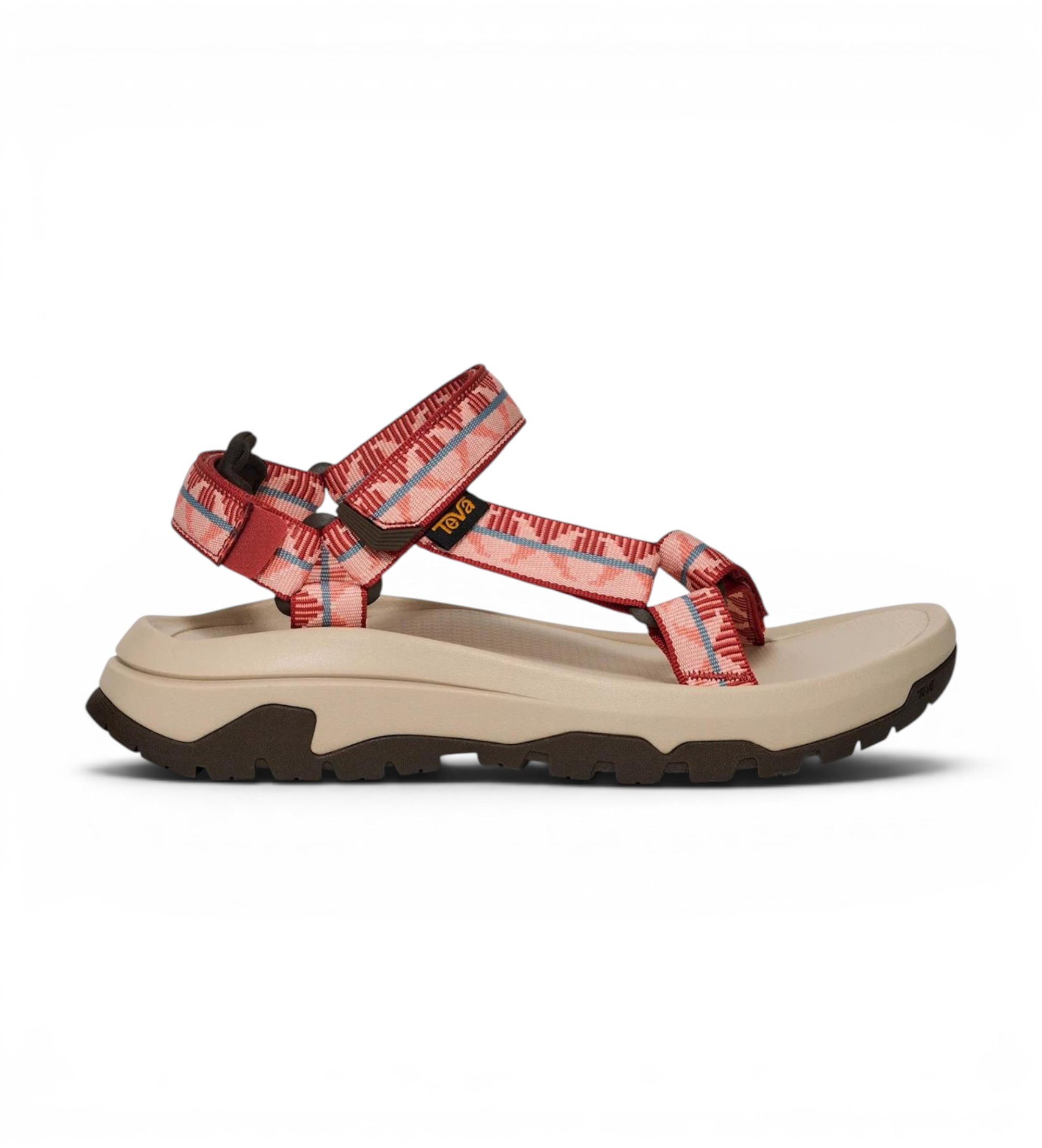 Teva für Damen. 1173671 Sandalen Hurricane XLT3 rot (40), Wohnung, 1 bis 3 cm, Klettverschluss, Lässig, Strandbekleidung