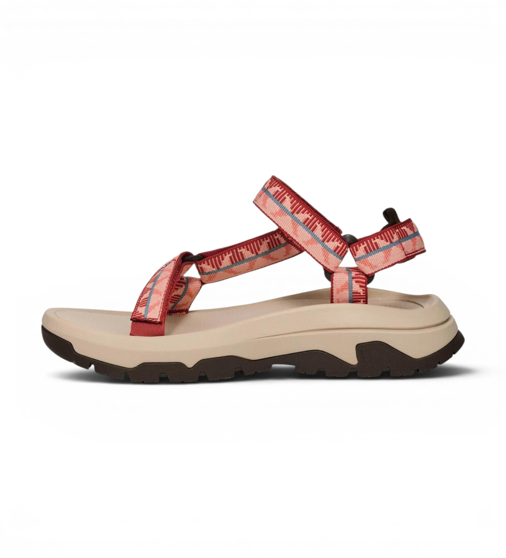 Teva dla kobiet. 1173671 Sandały Hurricane XLT3 czerwone (40), Czerwony, Mapa, 1 do 3 cm, Rzep, Zwykły, Stroje plażowe