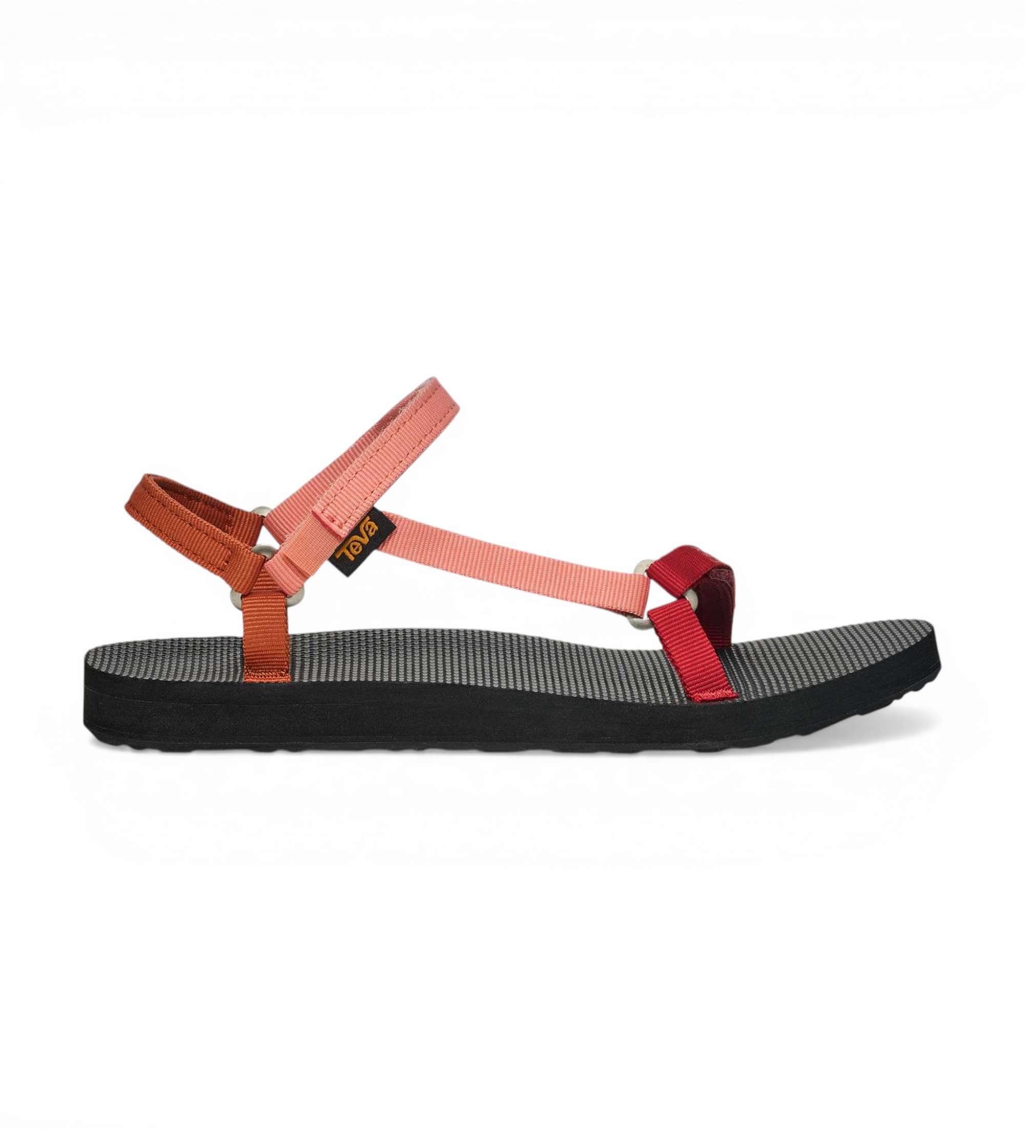Teva für Damen. 1150110 Sandalen Original Universal Slim orange (41), Wohnung, Klettverschluss, Lässig