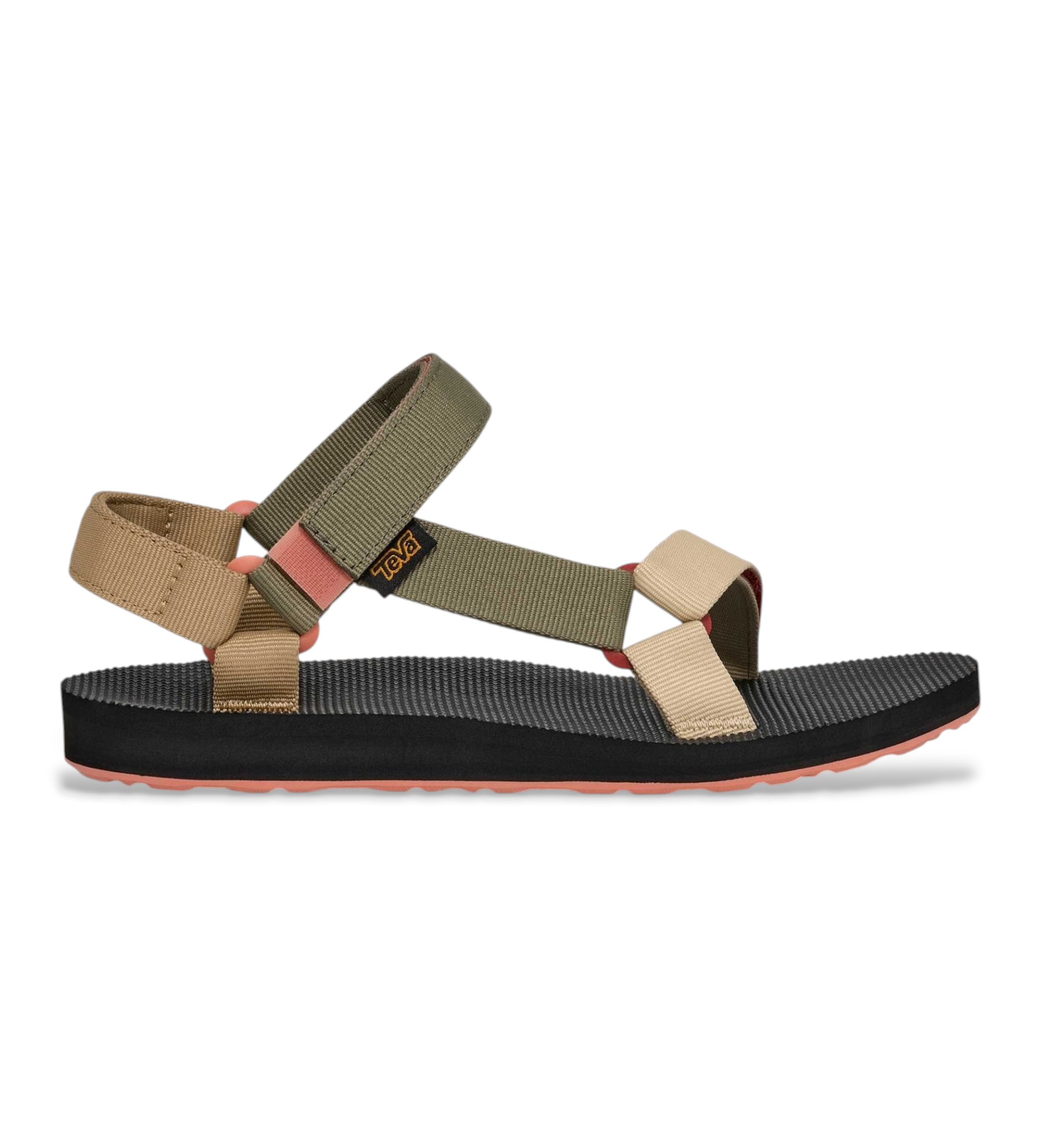 Teva für Damen. 1003987 Sandalen Original Universal grün (37), Stoff, Wohnung, Lässig, Strandbekleidung