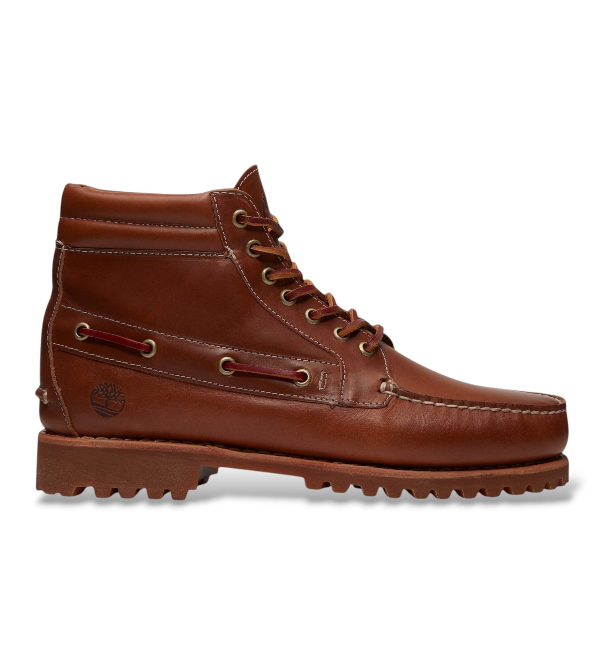 Timberland für Herren. TB0A2N4CAMX1 Authentic Lederstiefeletten braun (41 W), Wohnung, Schnürsenkel, Lässig