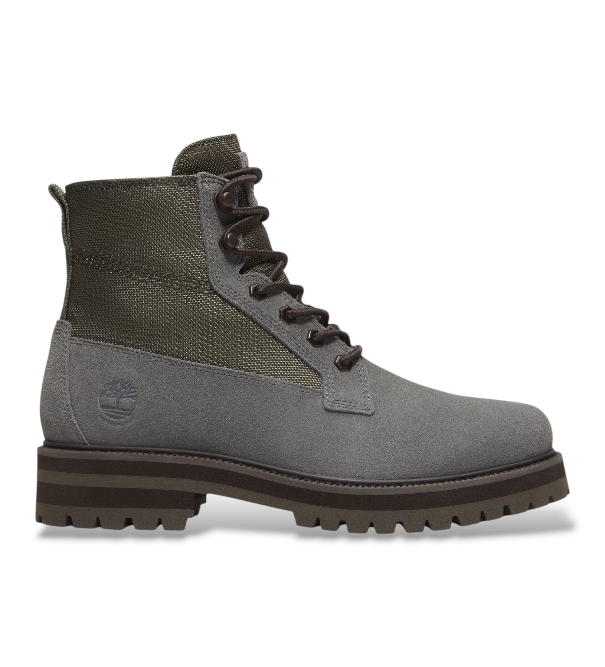Timberland für Herren. TB0A2H58EEP1 Britton Drive Lederstiefel, grau (44), Wohnung, Schnürsenkel, Draußen