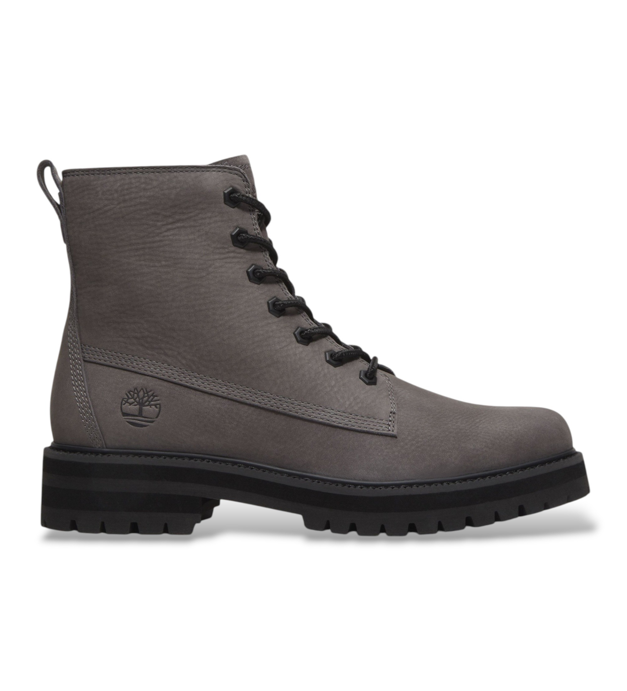 Timberland für Herren. TB0A41CGEJV1 Britton Drive Lederstiefel grau (44), Wohnung, Schnürsenkel, Lässig