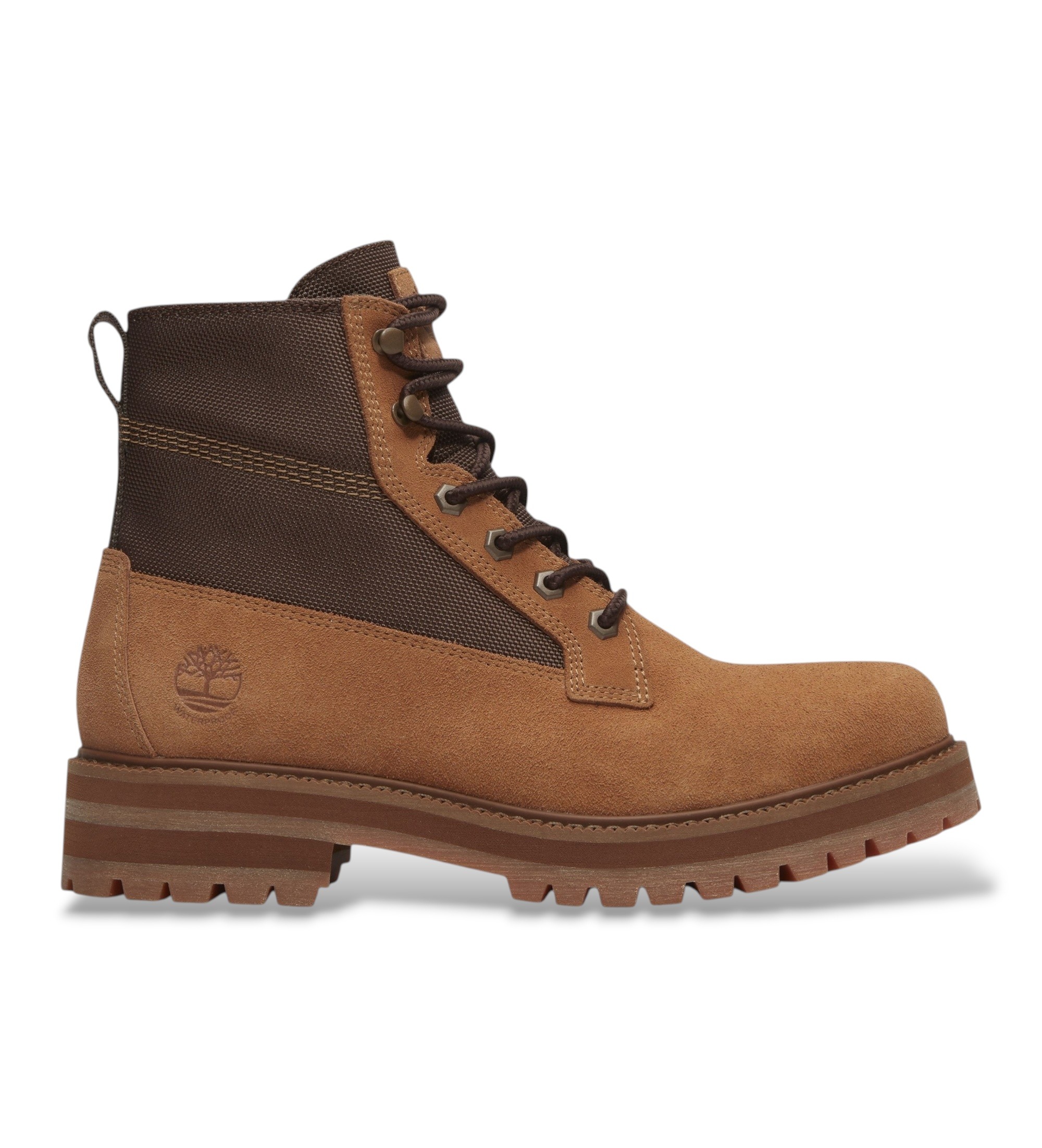 Timberland für Herren. TB0A2H58ES41 Britton Drive Lederstiefel braun (41), Wohnung, Schnürsenkel, Lässig