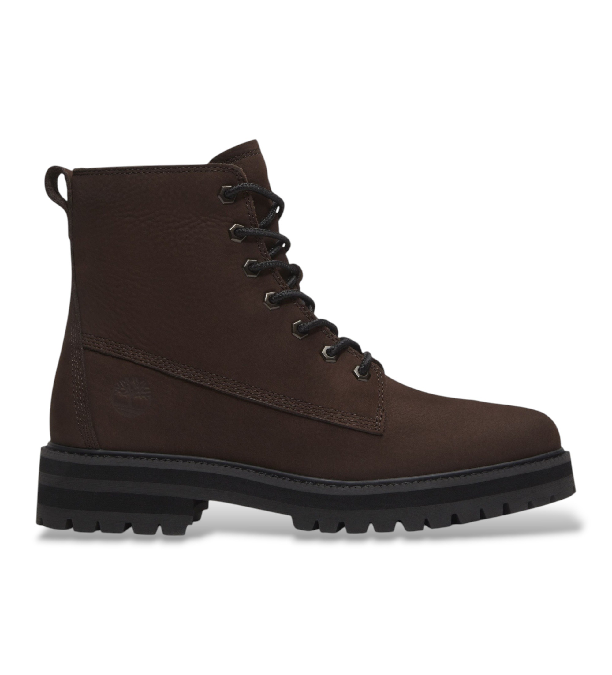 Timberland für Herren. TB0A41CGW071 Braune Lederstiefel von Britton Drive (42), Wohnung, Nobuck, Schnürsenkel, Lässig