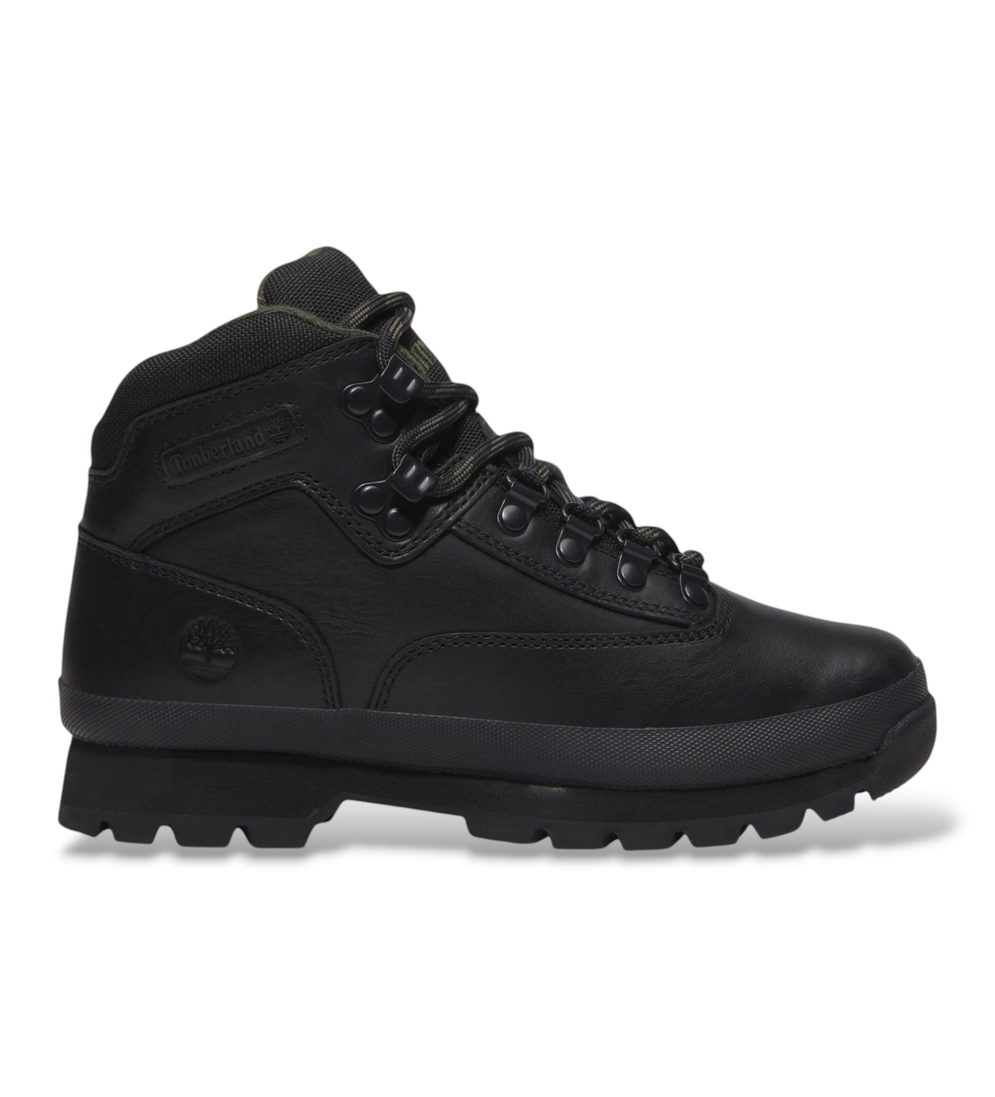 Timberland für Damen. TB0A5TR6W021 Lederstiefel Euro Hiker schwarz (38 W), Wohnung, Schnürsenkel, Draußen