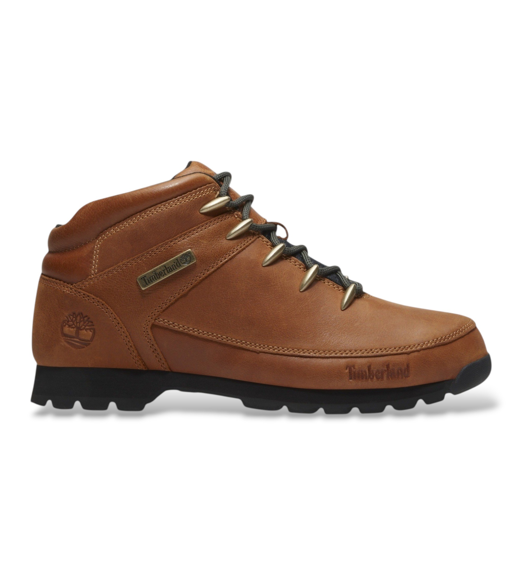Timberland für Herren. TB0A2K84AJW1 Braune Euro Sprint-Lederstiefel (50), Wohnung, Schnürsenkel, Draußen