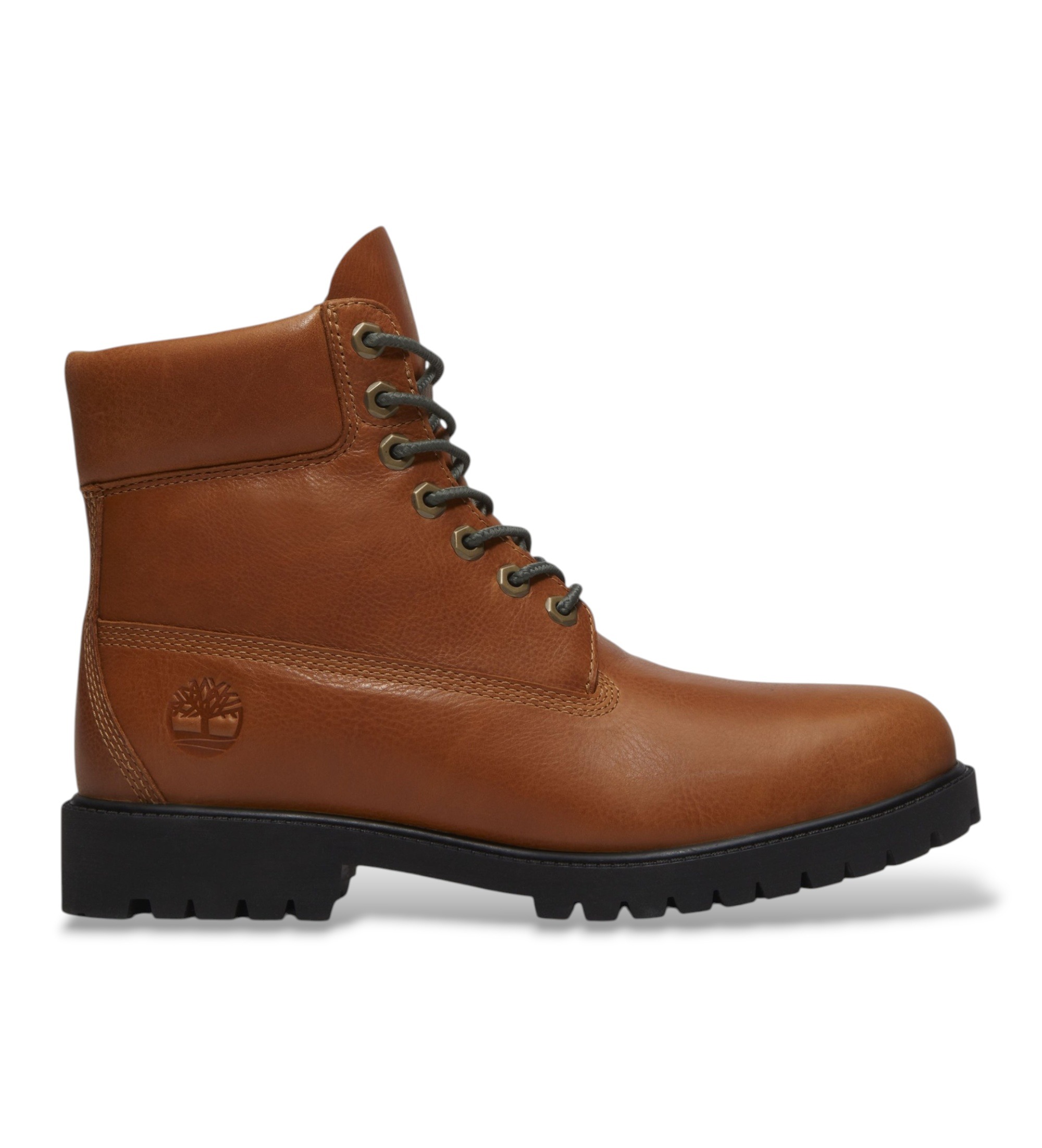 Timberland für Herren. TB0A5RNWAES1 Beigefarbene Heritage-Lederstiefel (40), Wohnung, Schnürsenkel, Lässig, Draußen