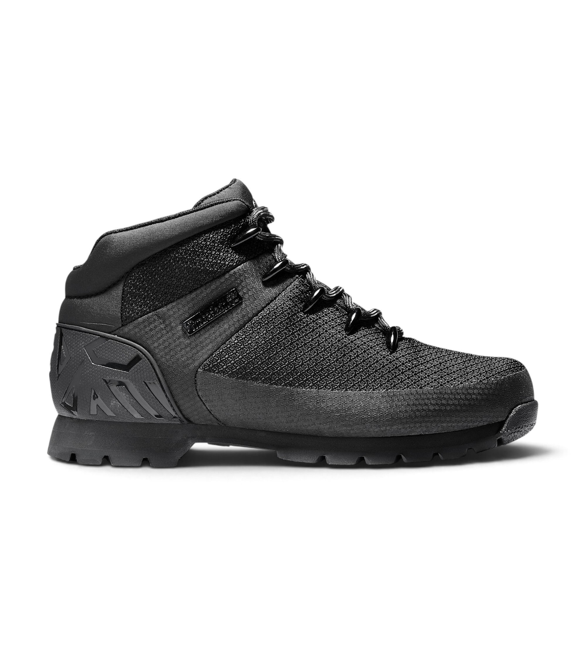Timberland für Herren. TB1A1QHR0151 Wasserdichte Stiefel Euro Sprint schwarz (40), Stoff, Wohnung, Schnürsenkel, Draußen