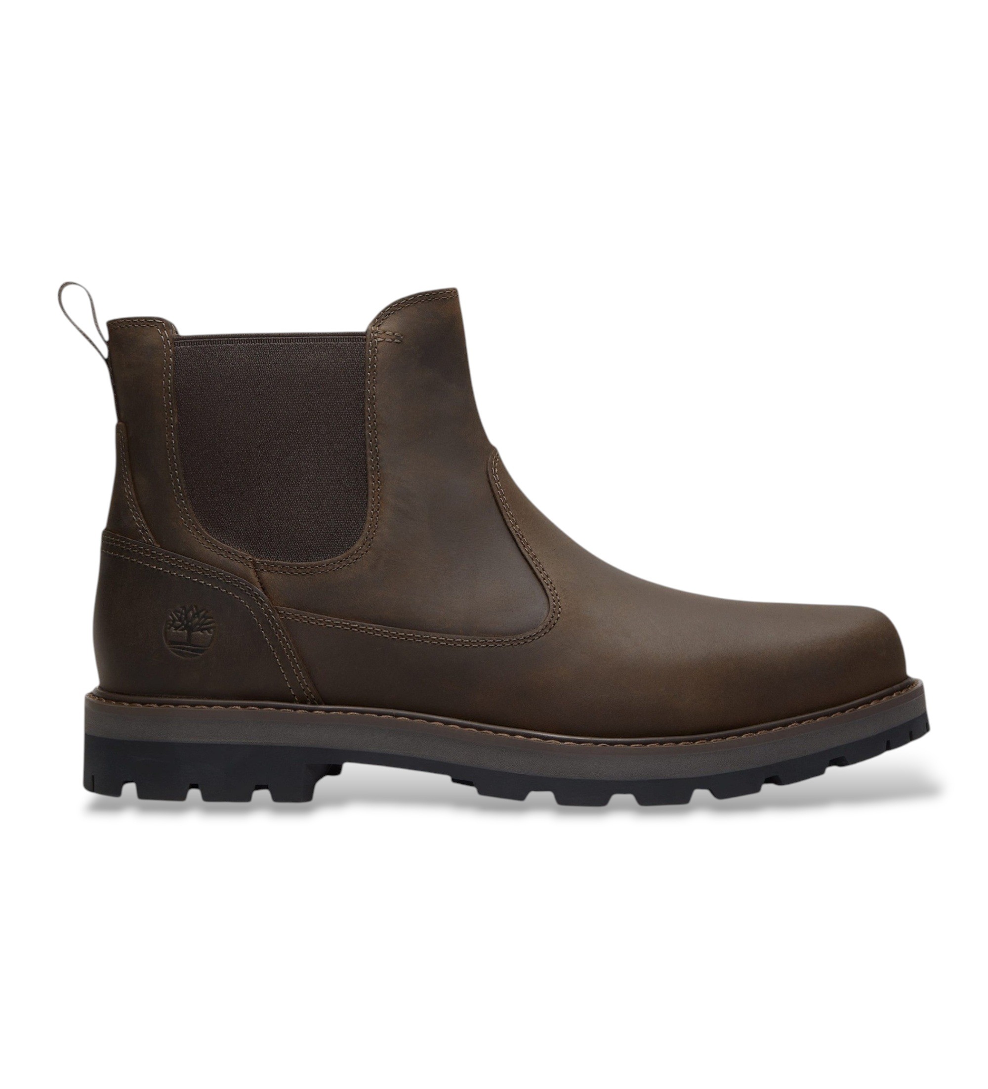 Timberland für Herren. TB0A6A4WET41 Britton Road Chelsea-Stiefeletten aus Leder grün (43), Wohnung, Keine, Lässig