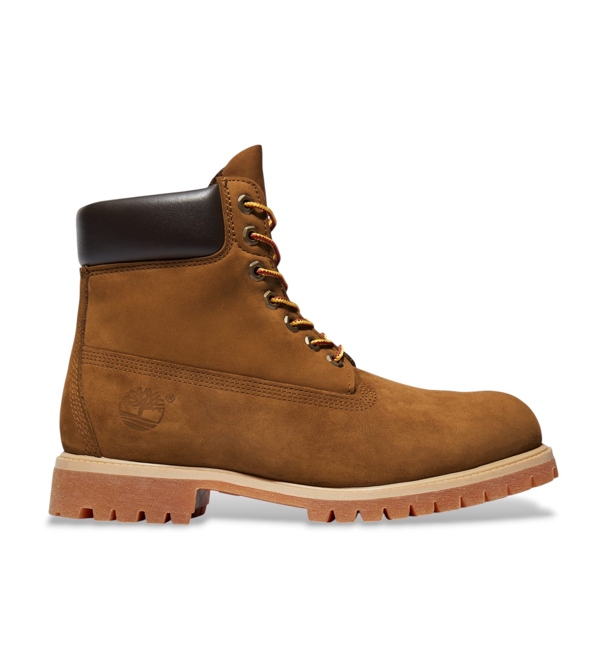 Timberland für Herren. TB172066EBL1 6-Zoll-Premium-Lederstiefel braun (40 W), Wohnung, Schnürsenkel, Lässig