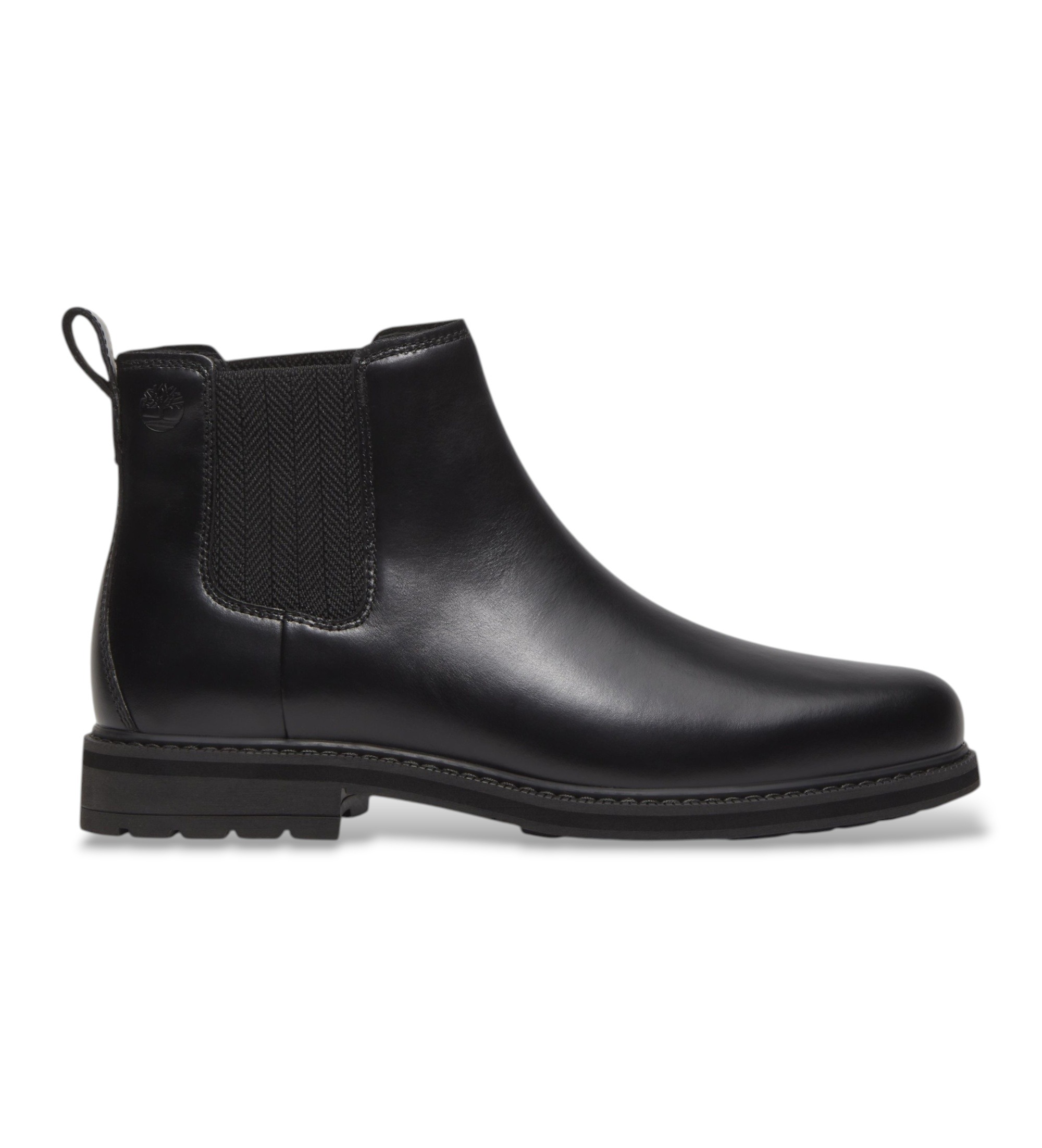 Timberland für Herren. TB0A42PGW021 Schwarze Chelsea-Stiefeletten aus Stormbucks-Leder (47.5), Wohnung, Keine, Lässig