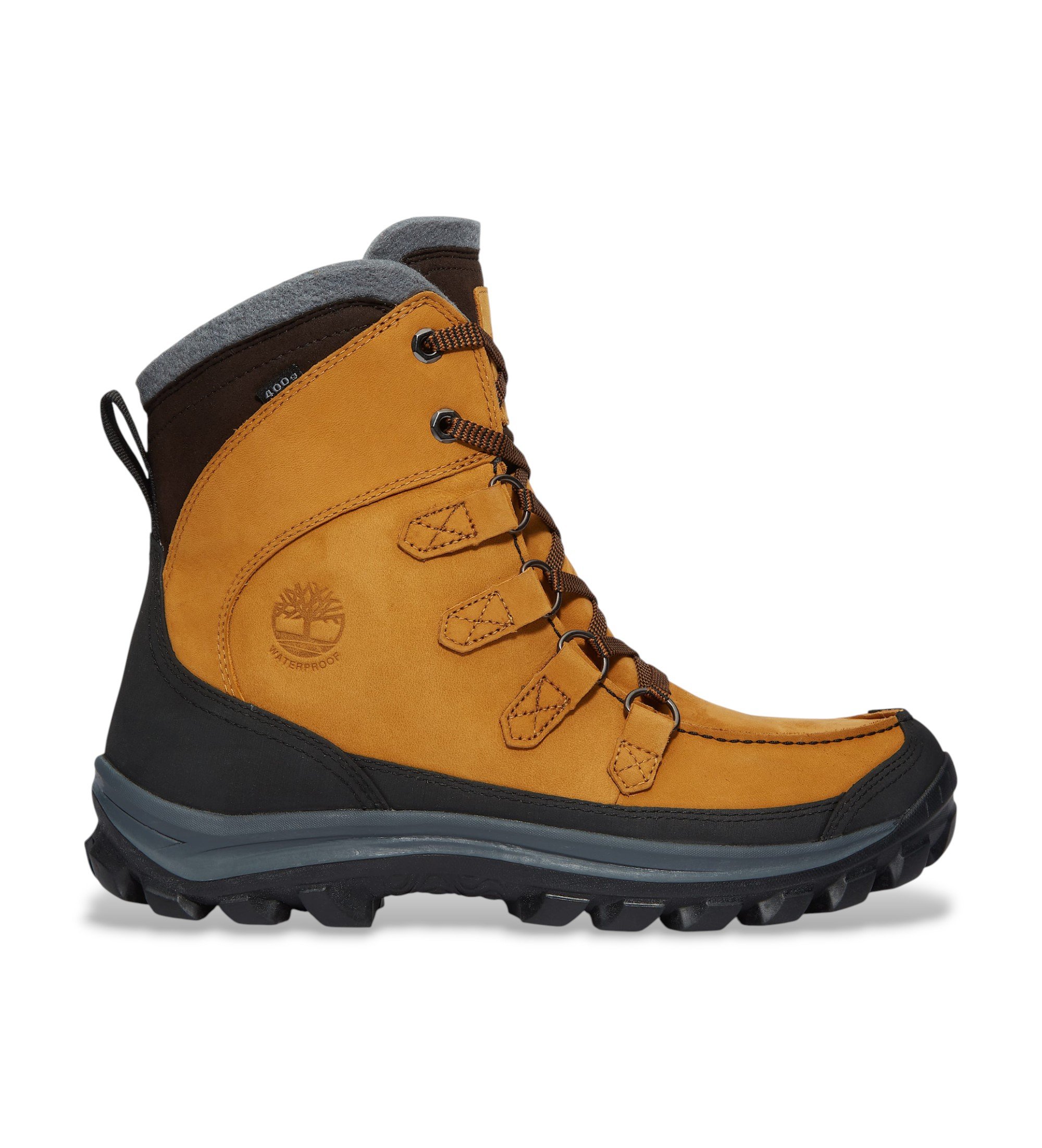 Timberland für Herren. TB19701R2311 Chillberg Mid Lace Up brauner Lederstiefel (44), Wohnung, Schnürsenkel, Lässig, Draußen