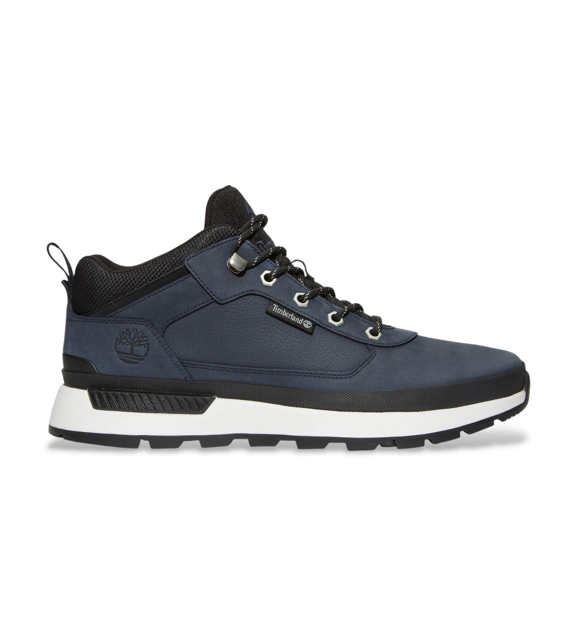 Timberland für Herren. TB1A68TZ0191 Field Trekker Lederschuh navy (46), Wohnung, Schnürsenkel, Lässig, Marine