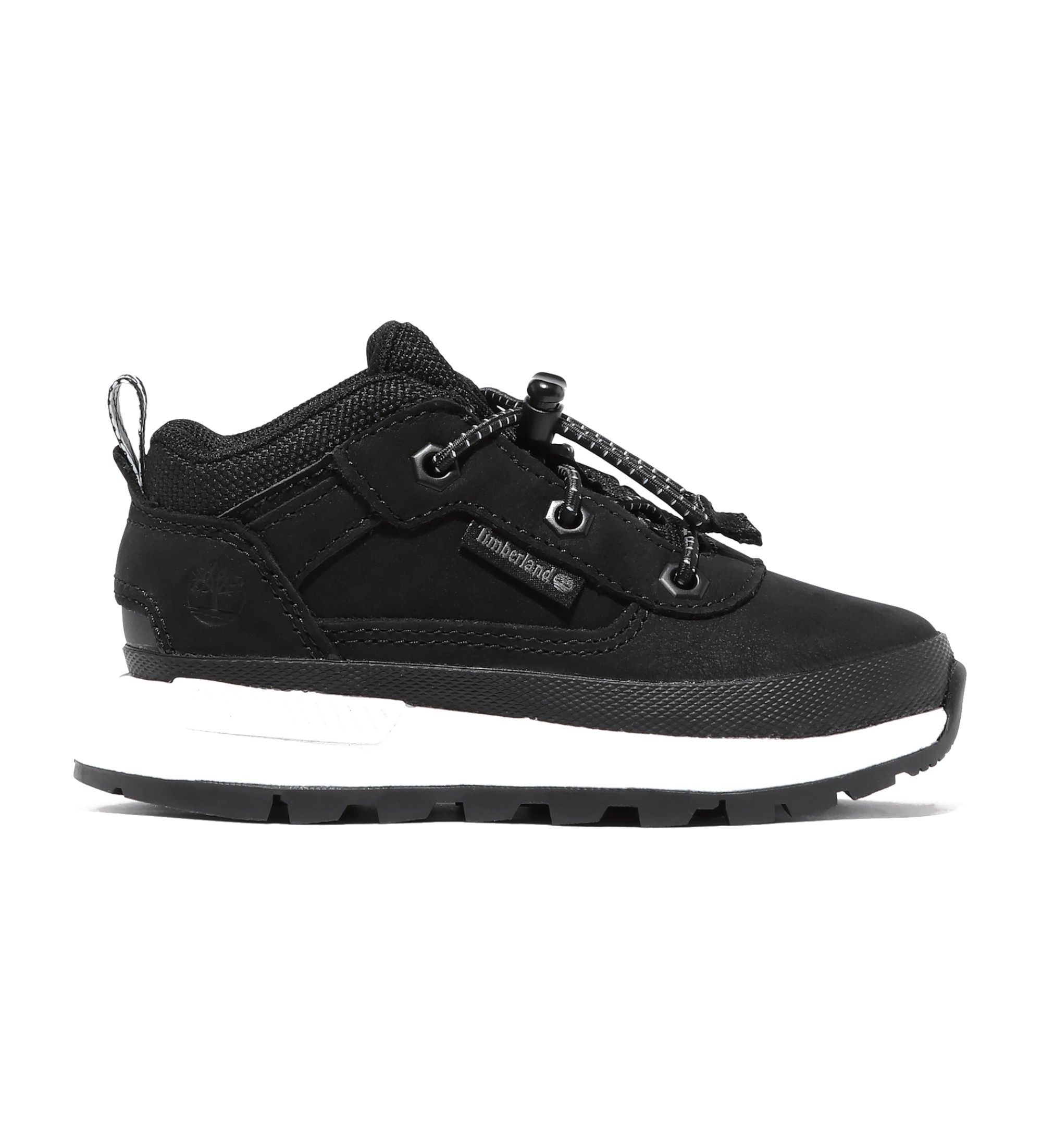 Timberland für Jungen. TB0A2GHZ0151 Field Trekker Sneaker aus Leder mit Schnürsenkeln, schwarz (29), Wohnung, Lässig, Kinderbekleidung