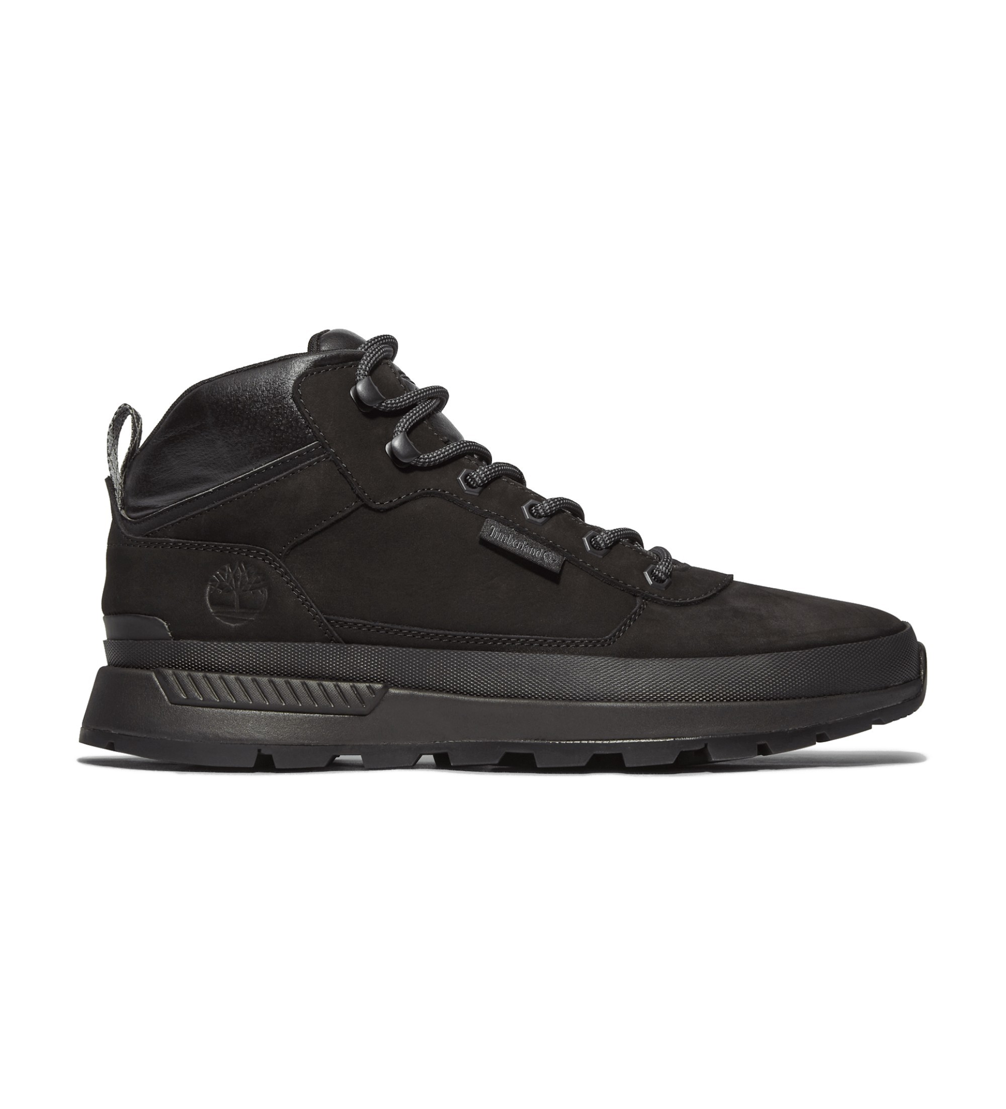 Timberland für Herren. TB0A1ZPU0151 Field Trekker Mid Lace Up Sneaker aus Leder in Schwarz (45.5), Wohnung, Schnürsenkel, Lässig
