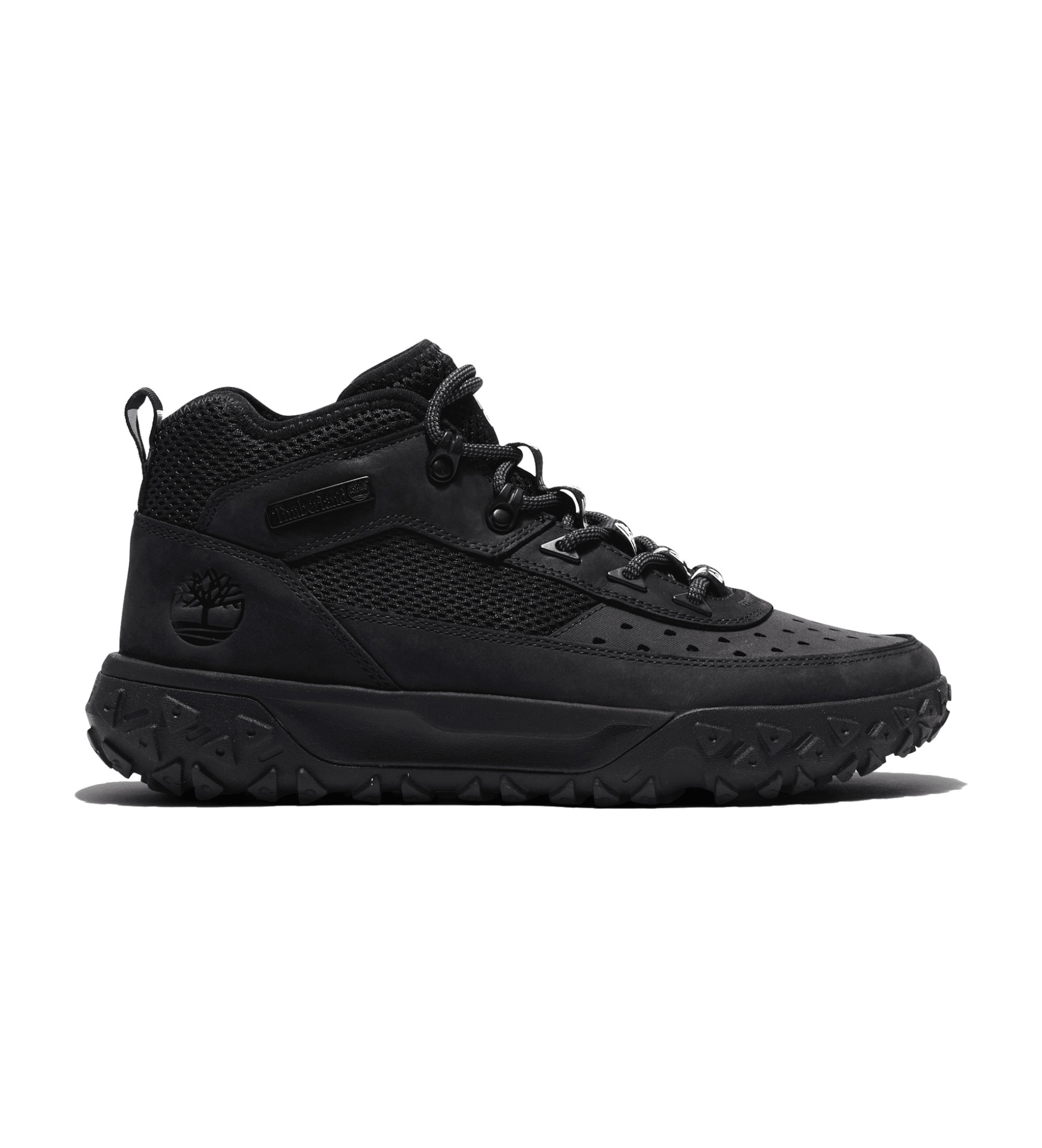 Timberland für Herren. TB0A5VAC0151 GreenStride Motion 6 Schnürstiefel aus Leder für Bergsteiger schwarz (40), Wohnung, Schnürsenkel, Lässig