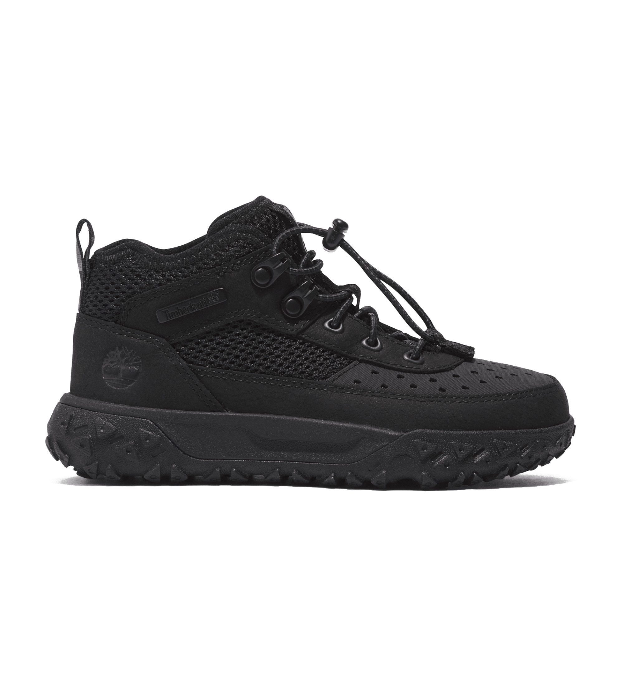 Timberland für Jungen. TB0A66QG0151 GreenStride Motion 6 Low Top Schnürschuhe aus Leder Bergschuhe schwarz (38), Wohnung, Schnürsenkel, Läss