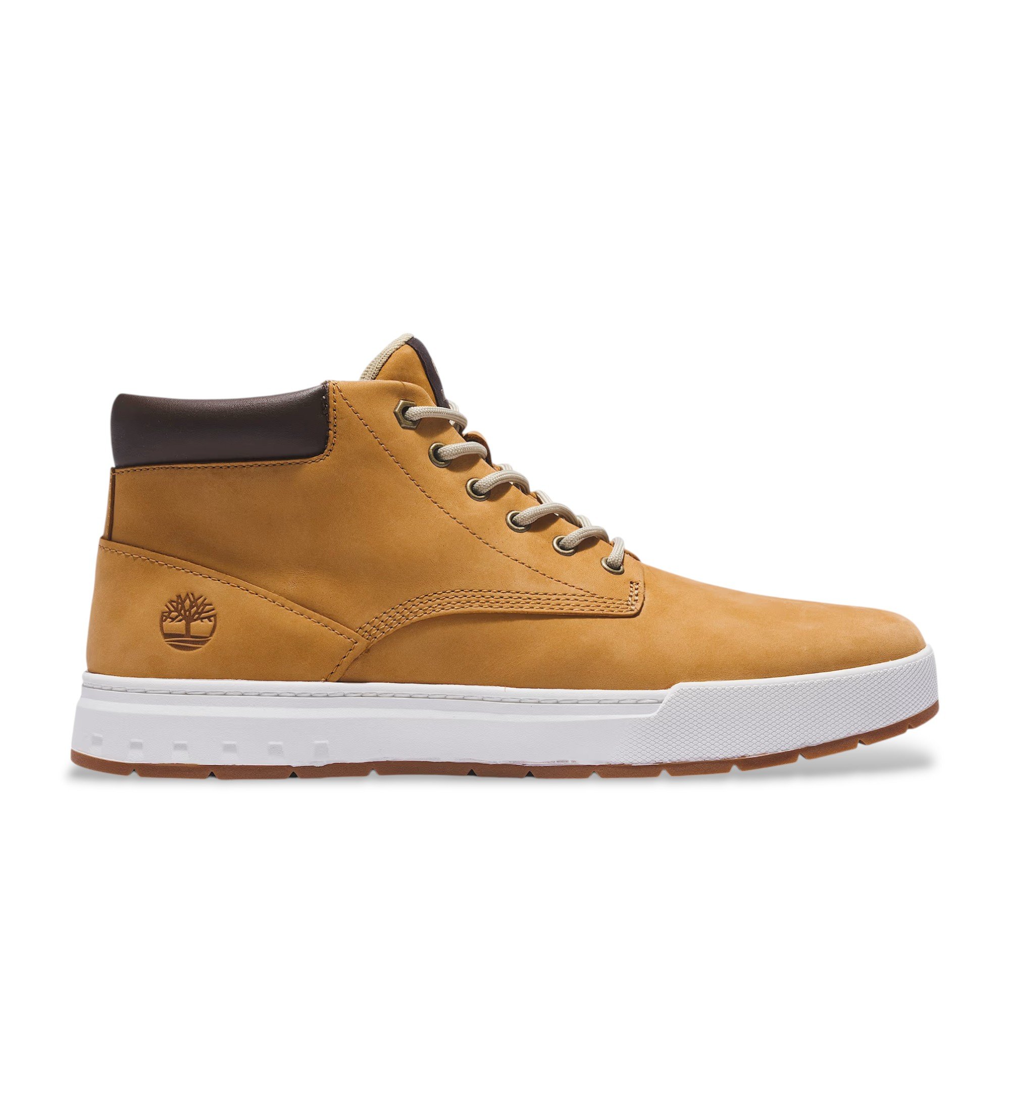 Timberland für Herren. TB0A5PRV2311 Maple Grove gelbe Lederschuhe (43.5), Wohnung, Schnürsenkel, Lässig