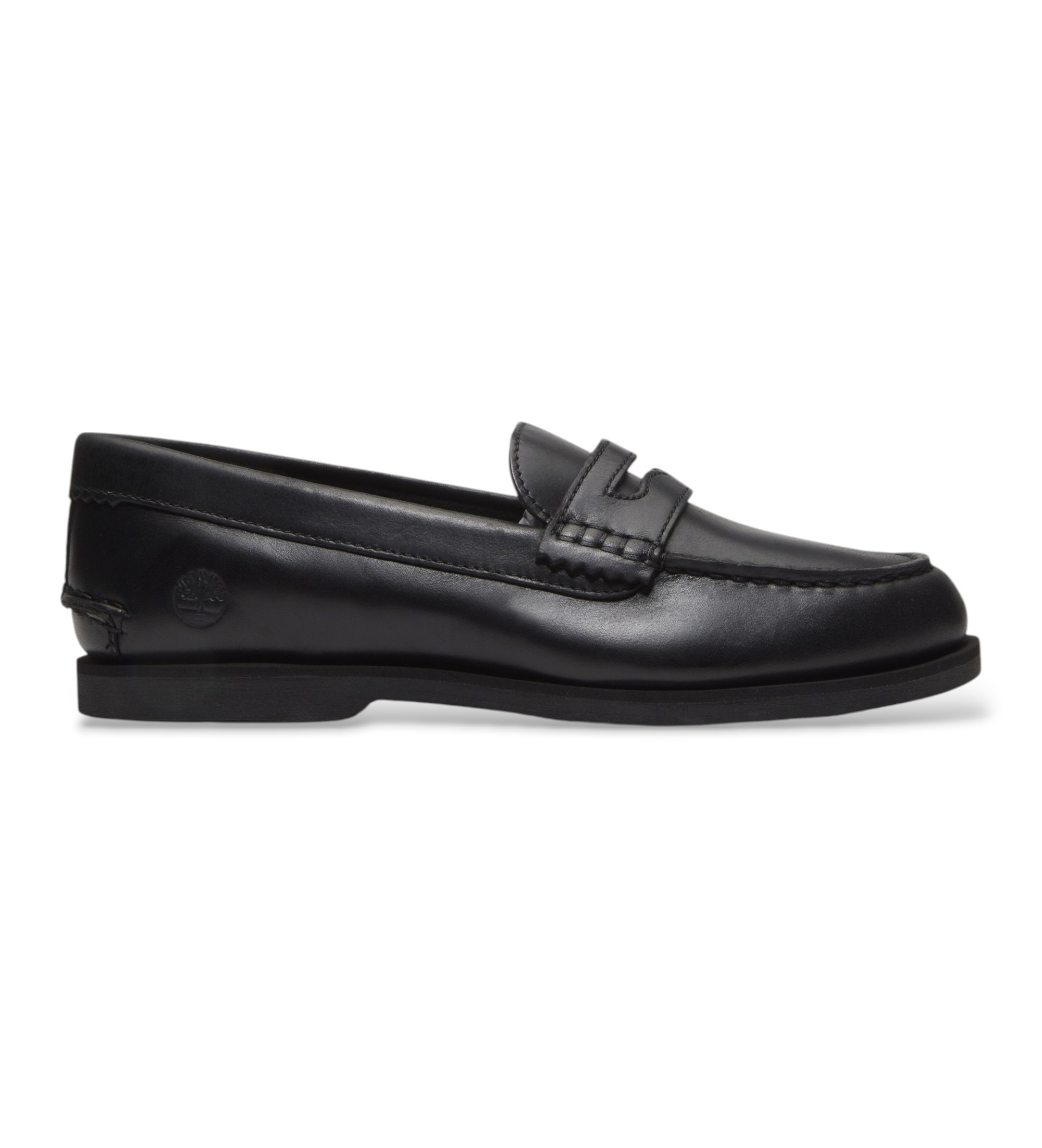 Timberland für Damen. TB0A5MXNW021 Leder-Mokassins ?Classic Boat? in Schwarz (40 W), Wohnung, Keine, Lässig, Klassisch