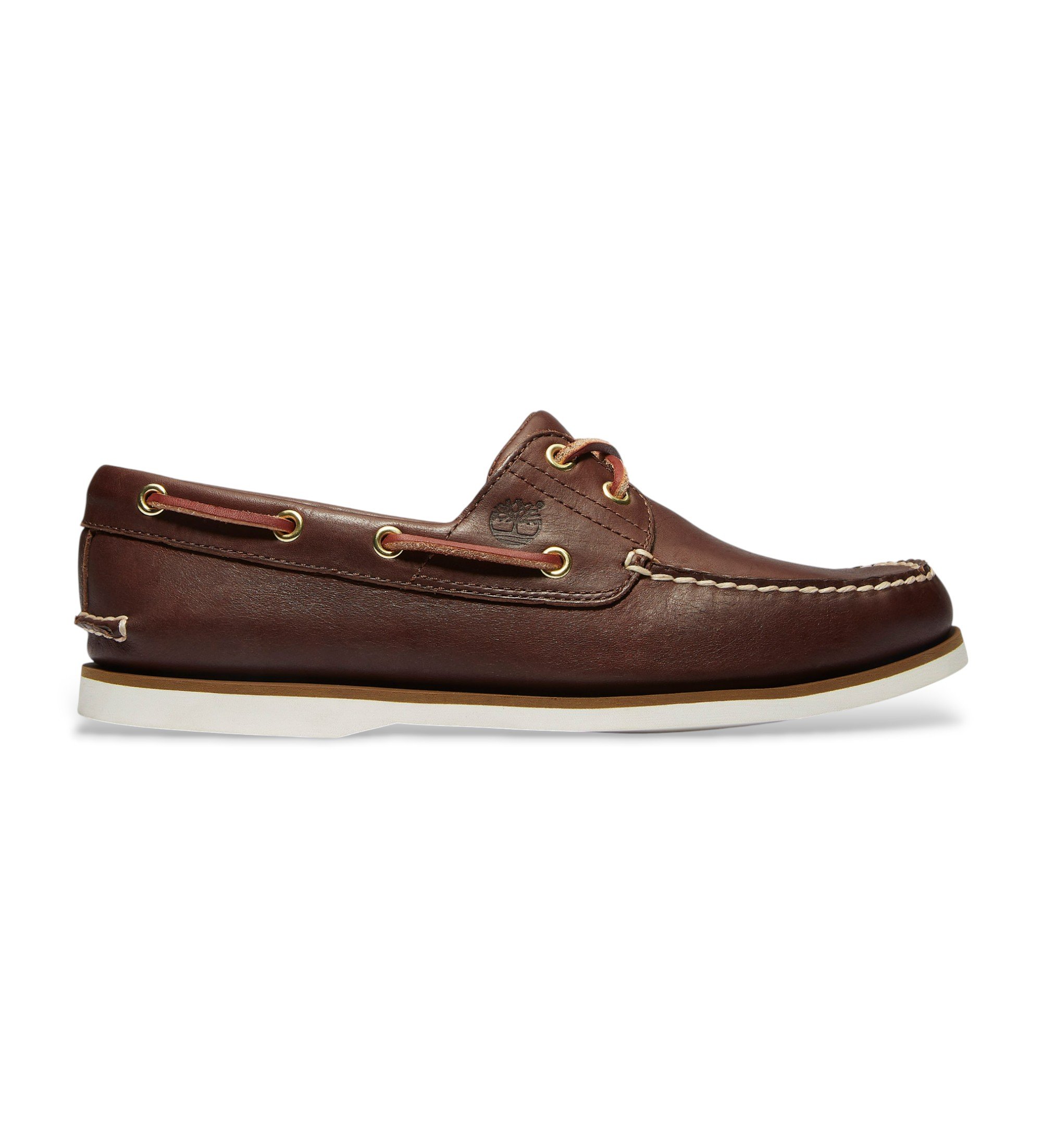 Timberland für Herren. TB1740352141 Nautical Classic 2 Ösen braun (40 W), Leder, Wohnung, Schnürsenkel, Lässig