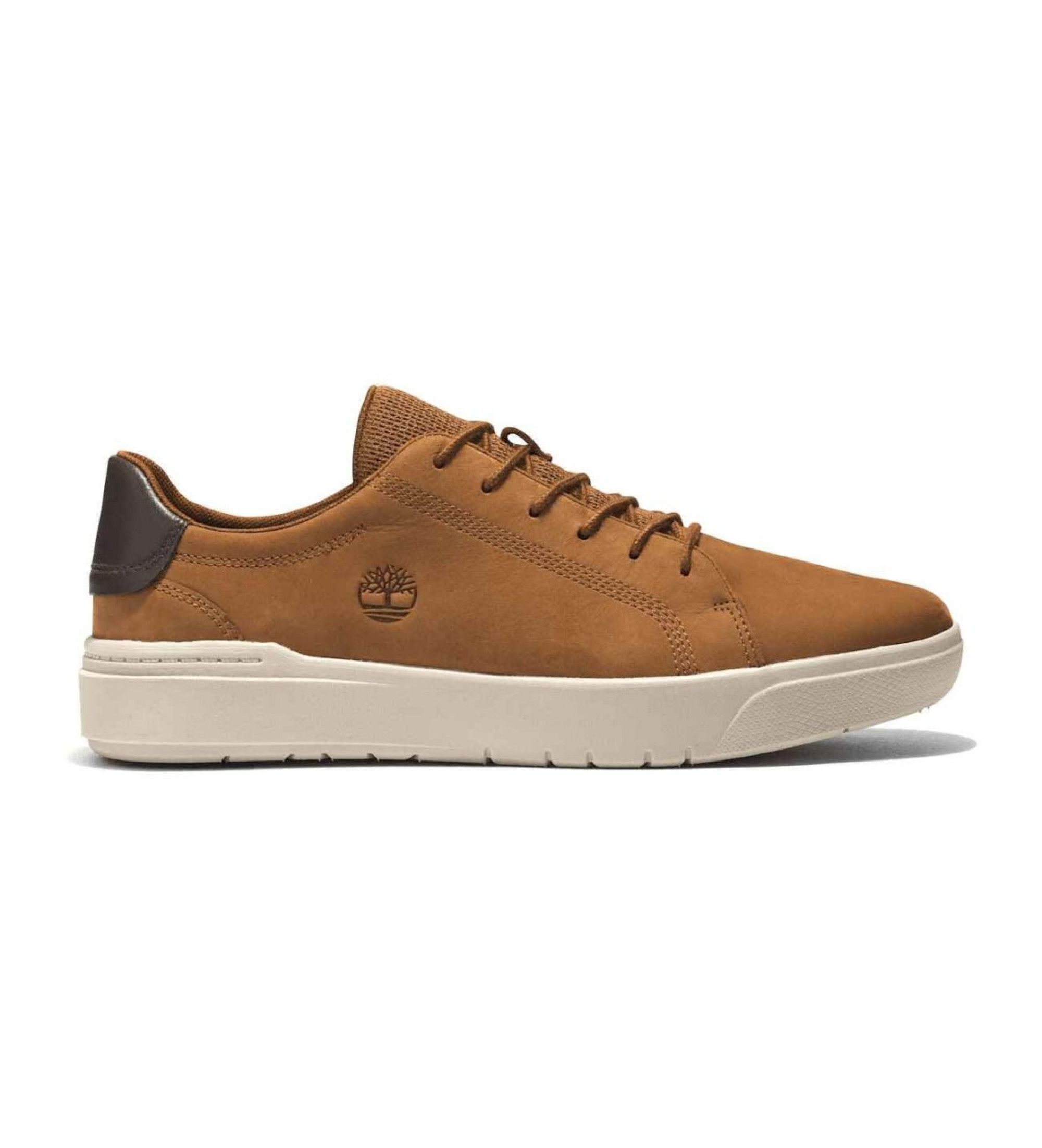 Timberland für Herren. TB0A5S9CF131 Seneca Bay braune Lederschuhe zum Schnüren (41.5), Wohnung, Schnürsenkel, Lässig, Nachhaltig
