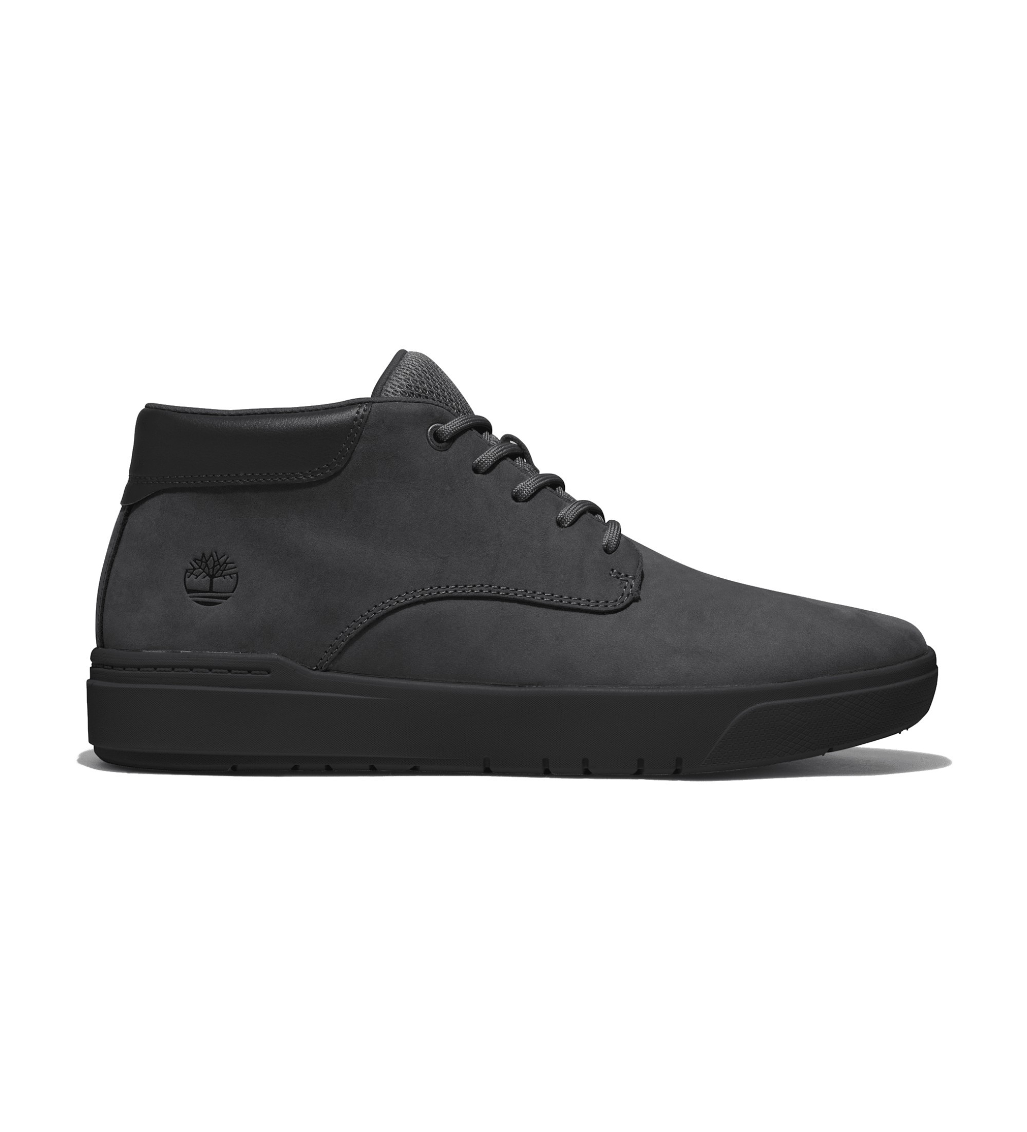 Timberland für Herren. TB0A5S5M0151 Seneca Bay Schnürsenkel-Turnschuhe aus Leder schwarz (45.5), Wohnung, Lässig