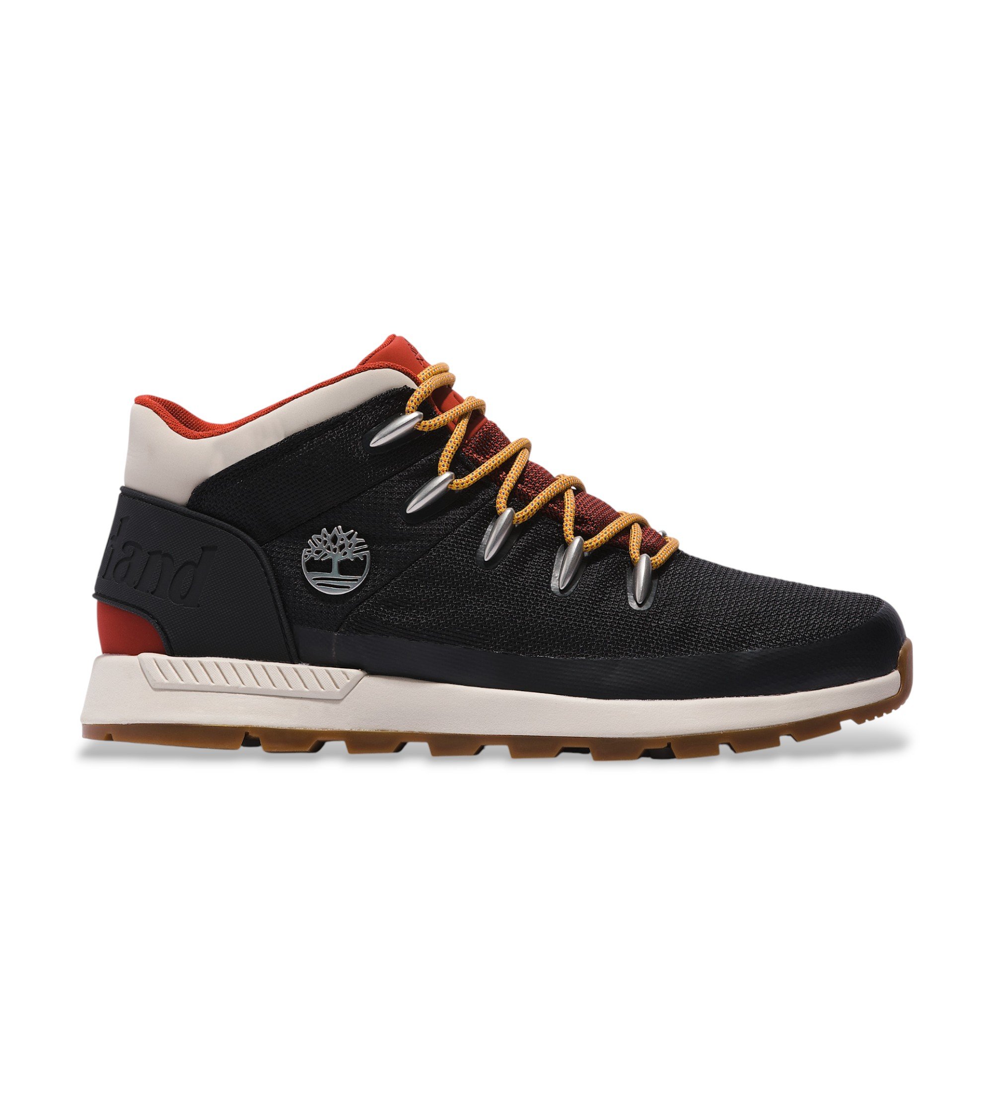 Timberland für Herren. TB1A61QG0151 Sprint Trekker wasserdichte Schuhe schwarz (40), Wohnung, Schnürsenkel, Lässig