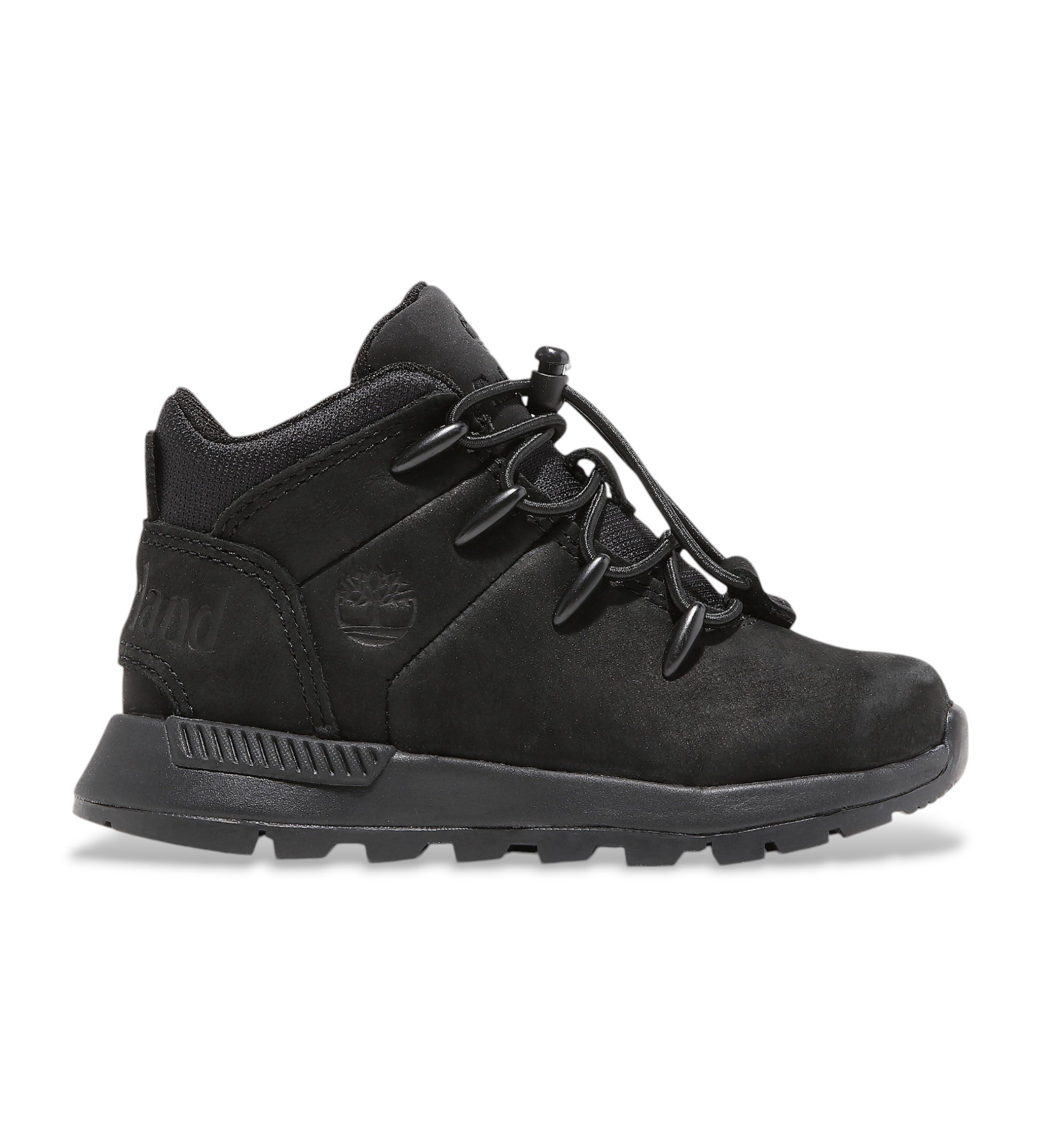 Timberland Unisex für Kinder. TB0A2GCN0151 Sprint Trekker Schnürhalbschuhe aus Leder schwarz (24), Wohnung, Schnürsenkel, Lässig, Kinderbekl