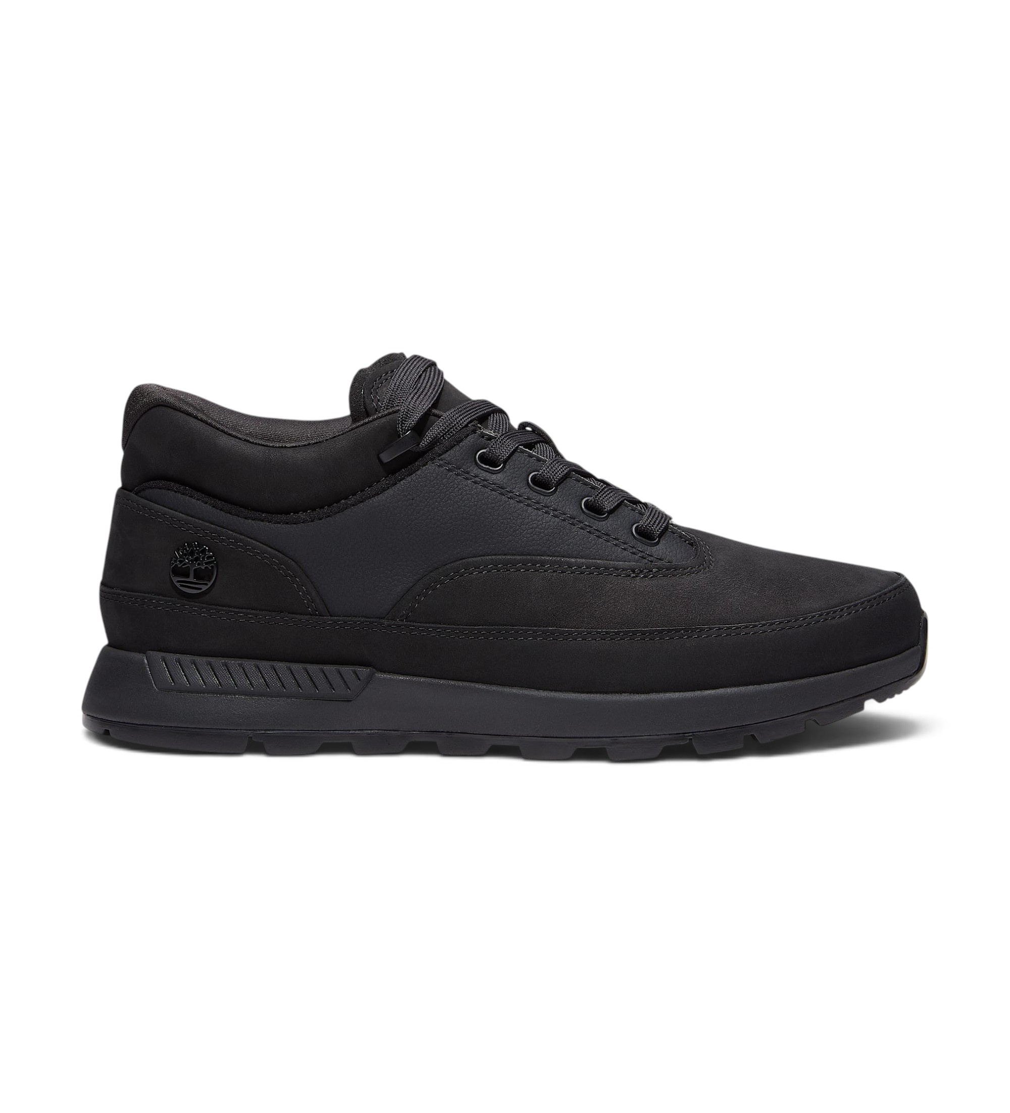 Timberland für Herren. TB0A5PWKW051 Euro Grid Mid Leder Turnschuhe schwarz (40), Wohnung, Nobuck, Schnürsenkel, Lässig