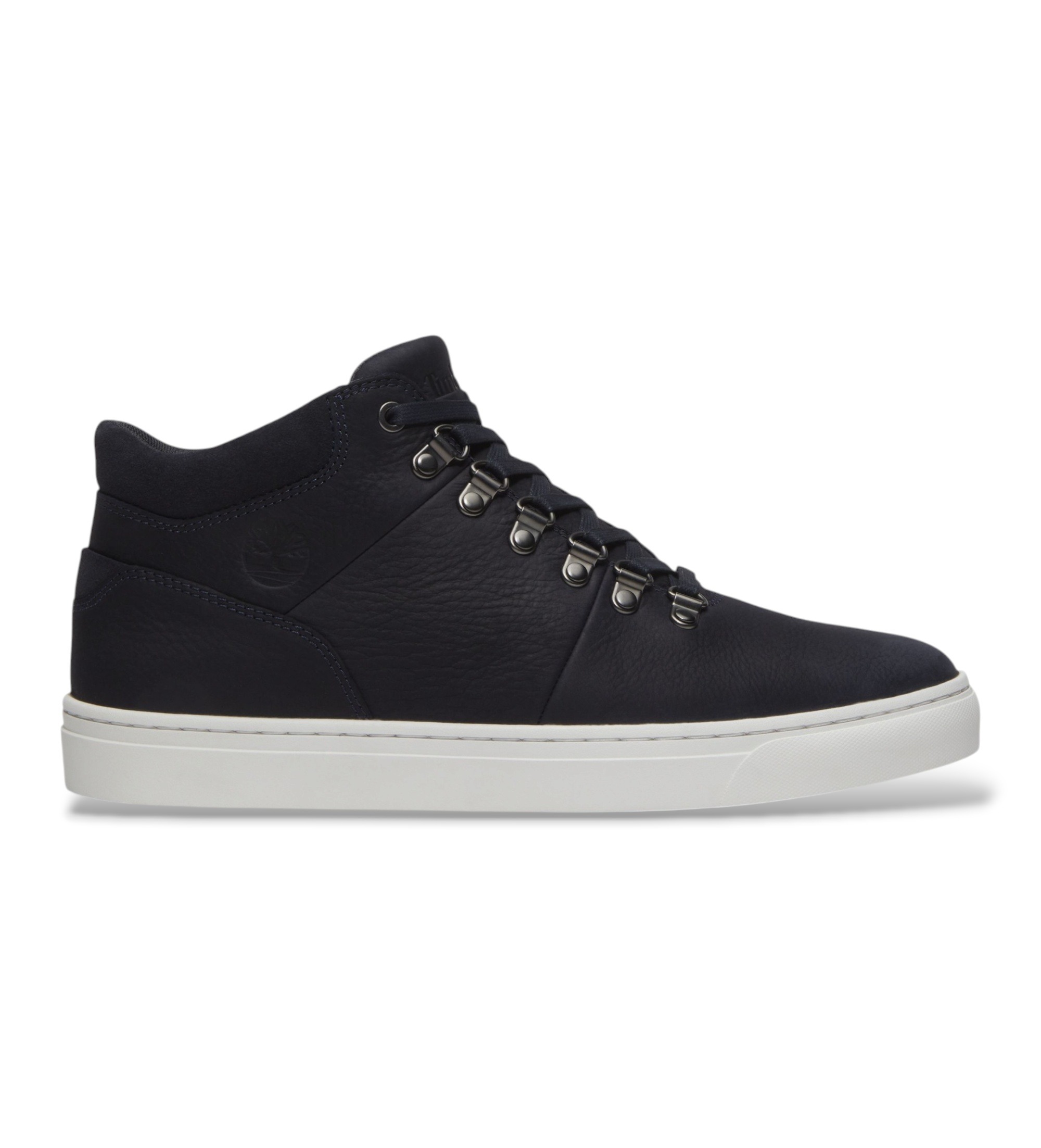 Timberland für Herren. TB0A5T9GEP11 Lisbon Hill Sneaker aus Leder, marineblau (39.5), Wohnung, Schnürsenkel, Lässig