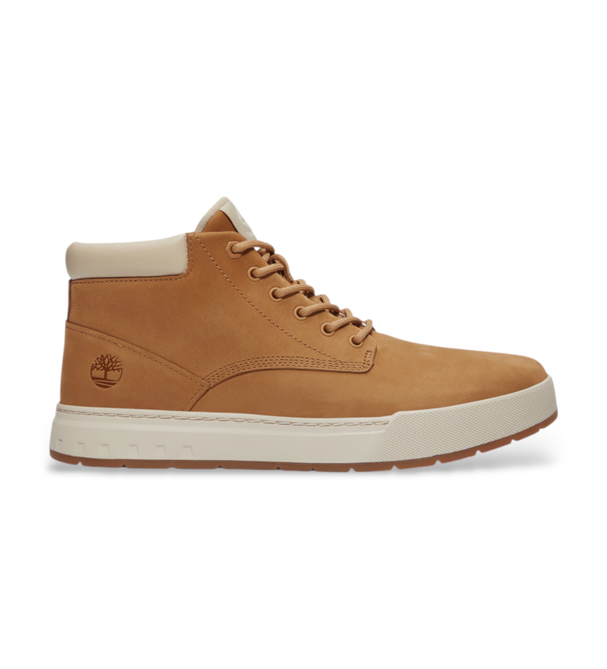 Timberland für Herren. TB0A69FNA4I1 Mid Lace Up Sneaker Leder Sneaker braun (46), Wohnung, Schnürsenkel, Lässig