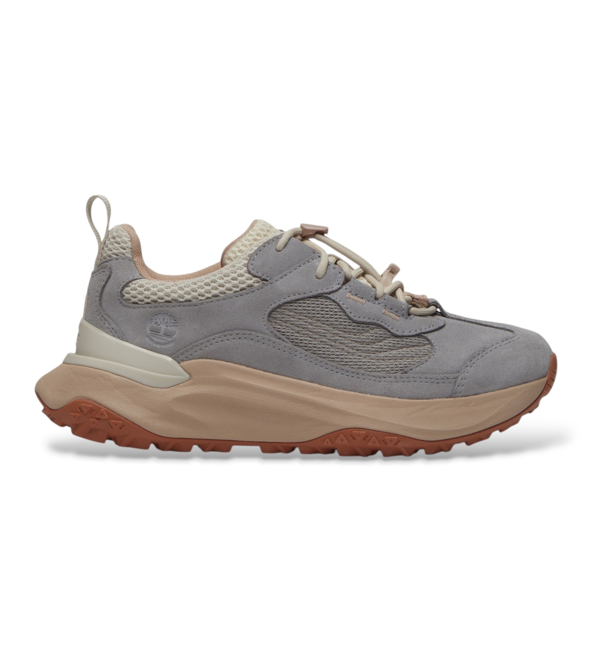 Timberland für Damen. TB0A41T8EJR1 Motion Access Sneaker aus Leder, grau (40 W), Wohnung, Wildleder, Schnürsenkel, Lässig