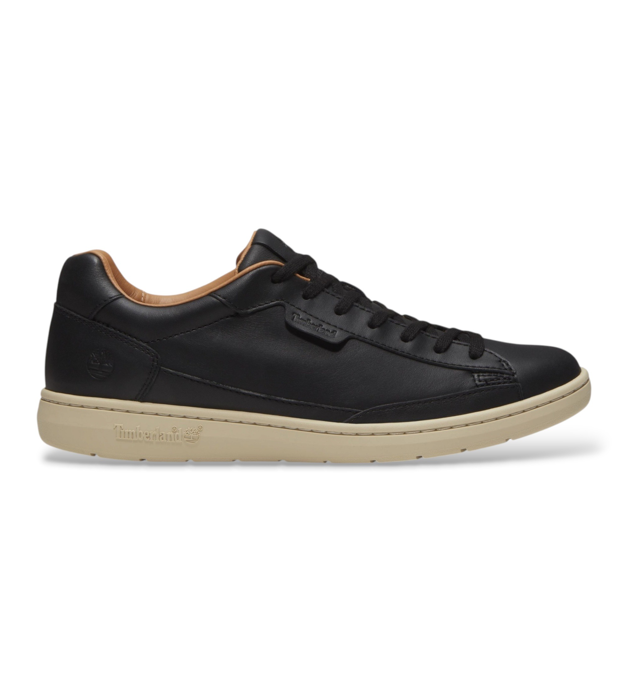 Timberland für Herren. TB0A5P7QW021 Portofino Pier Lederslipper, schwarz (40), Wohnung, Schnürsenkel, Lässig